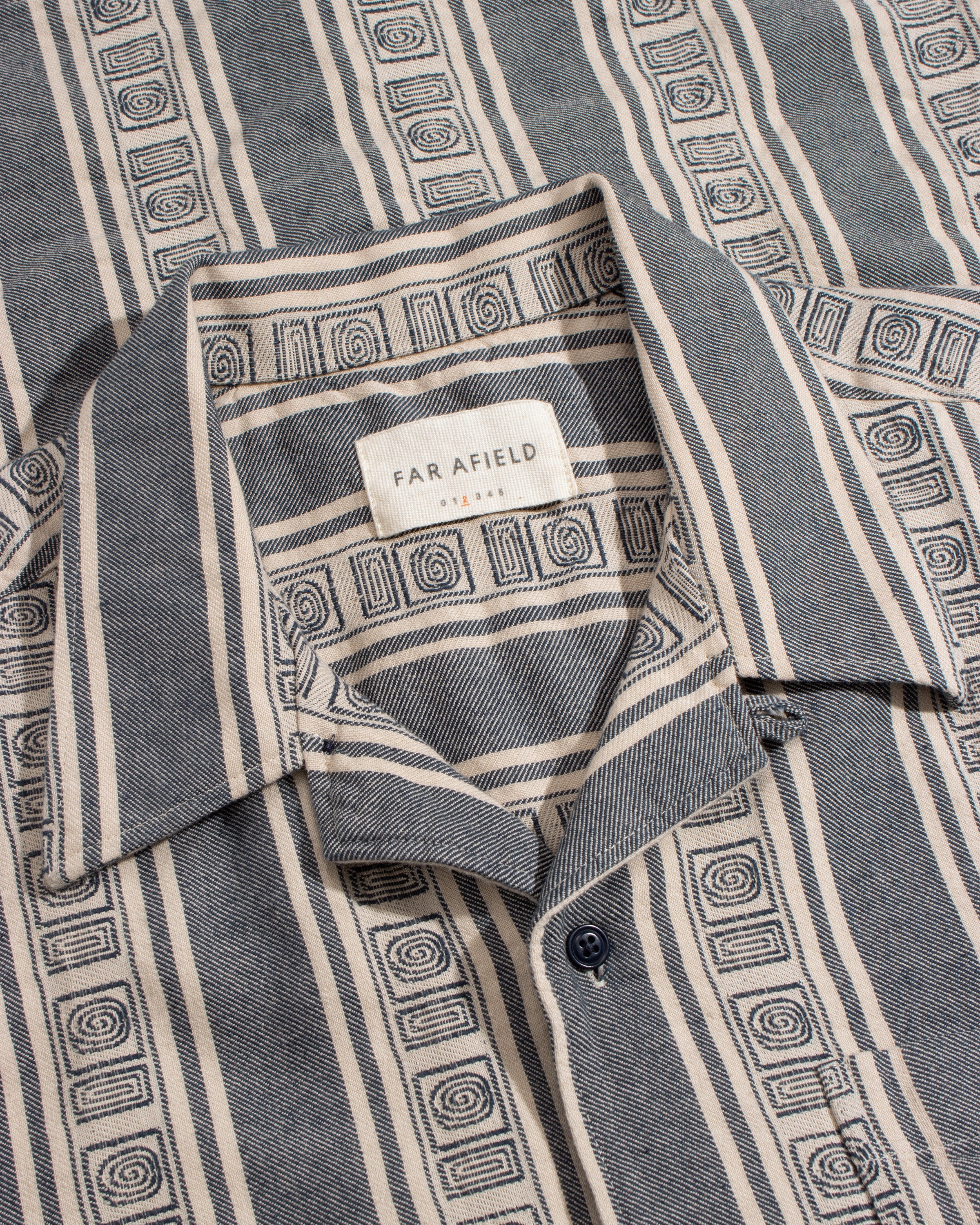 Far Afield - Selleck Shirt in Stereo Stripe