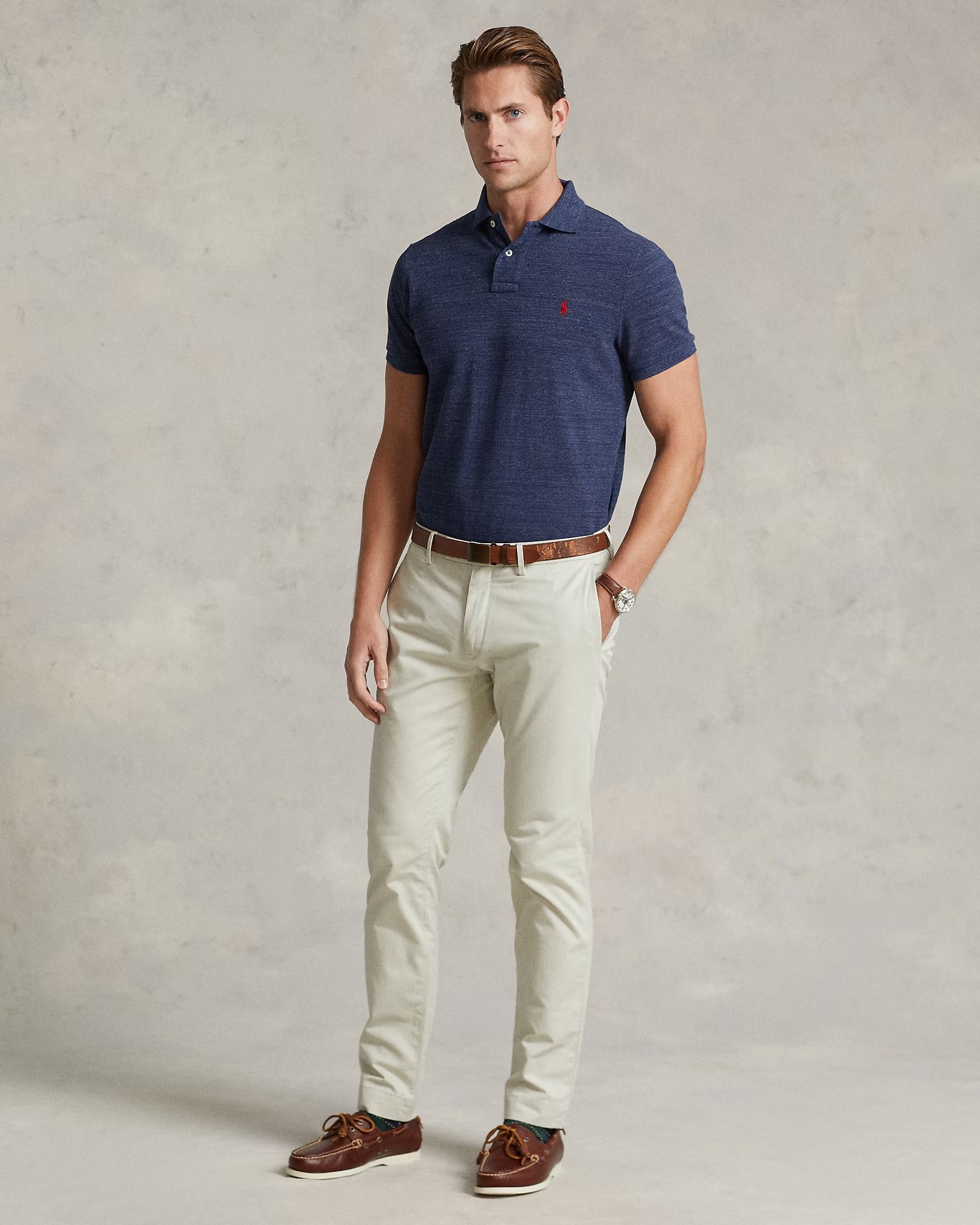 Polo Ralph Lauren- Mesh Polo Shirt Custom Slim Fit