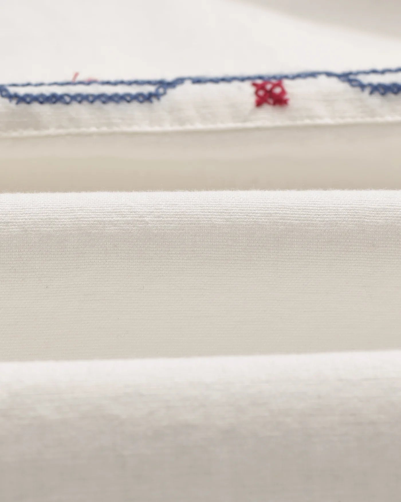 Wax London - Corey Pintuck Border Cotton-Linen Shirt in Ecru