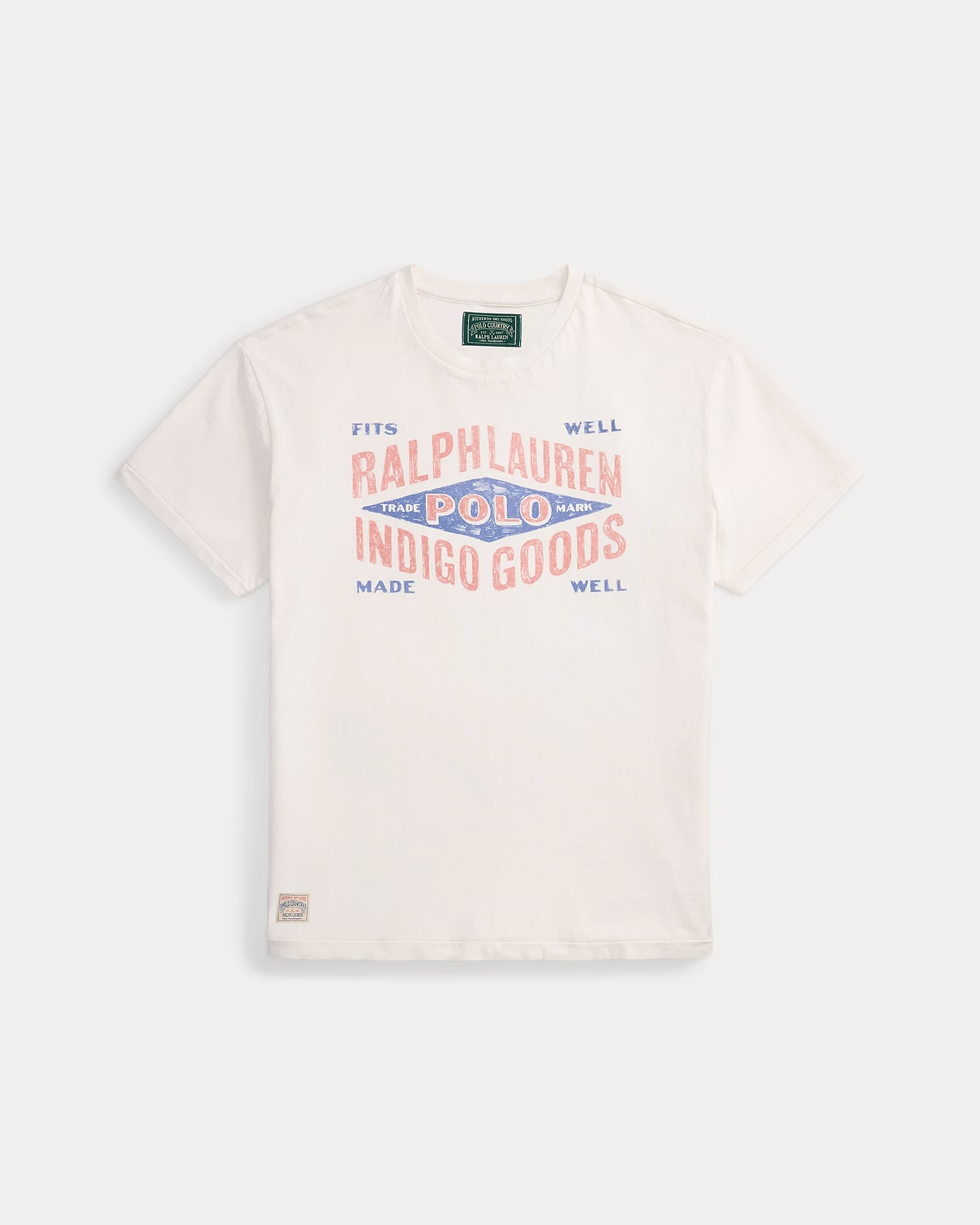 Polo Ralph Lauren - Classic Fit Jersey Graphic T-Shirt in Nevis White
