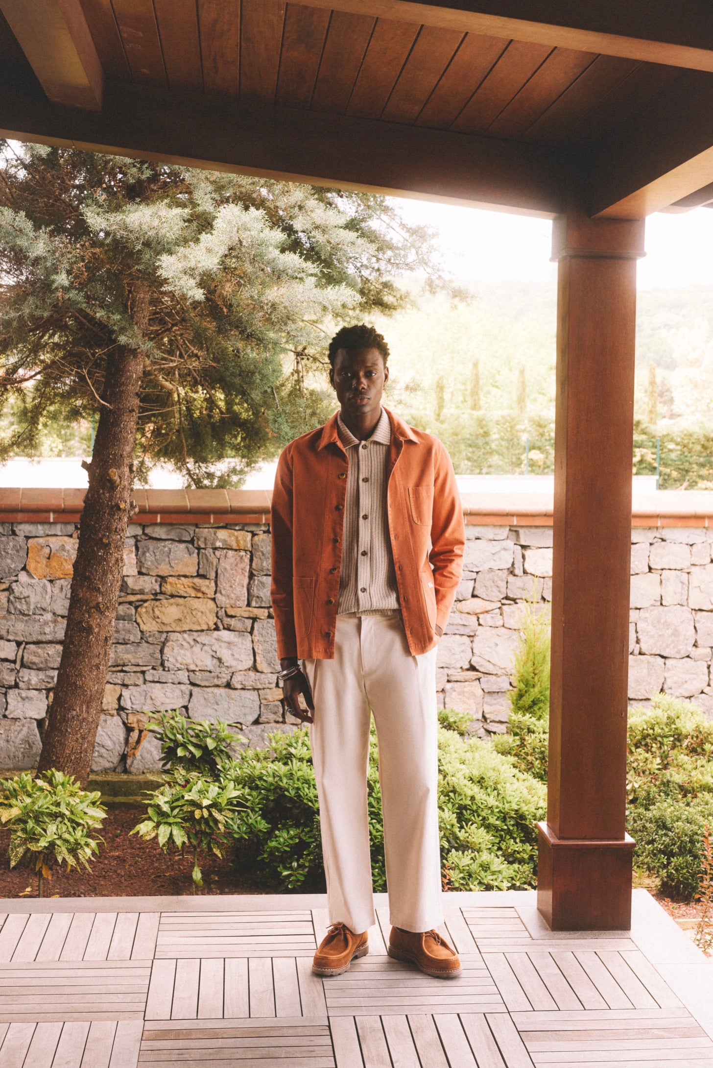 By the Oak- Chore Jacket in Dusted Pink