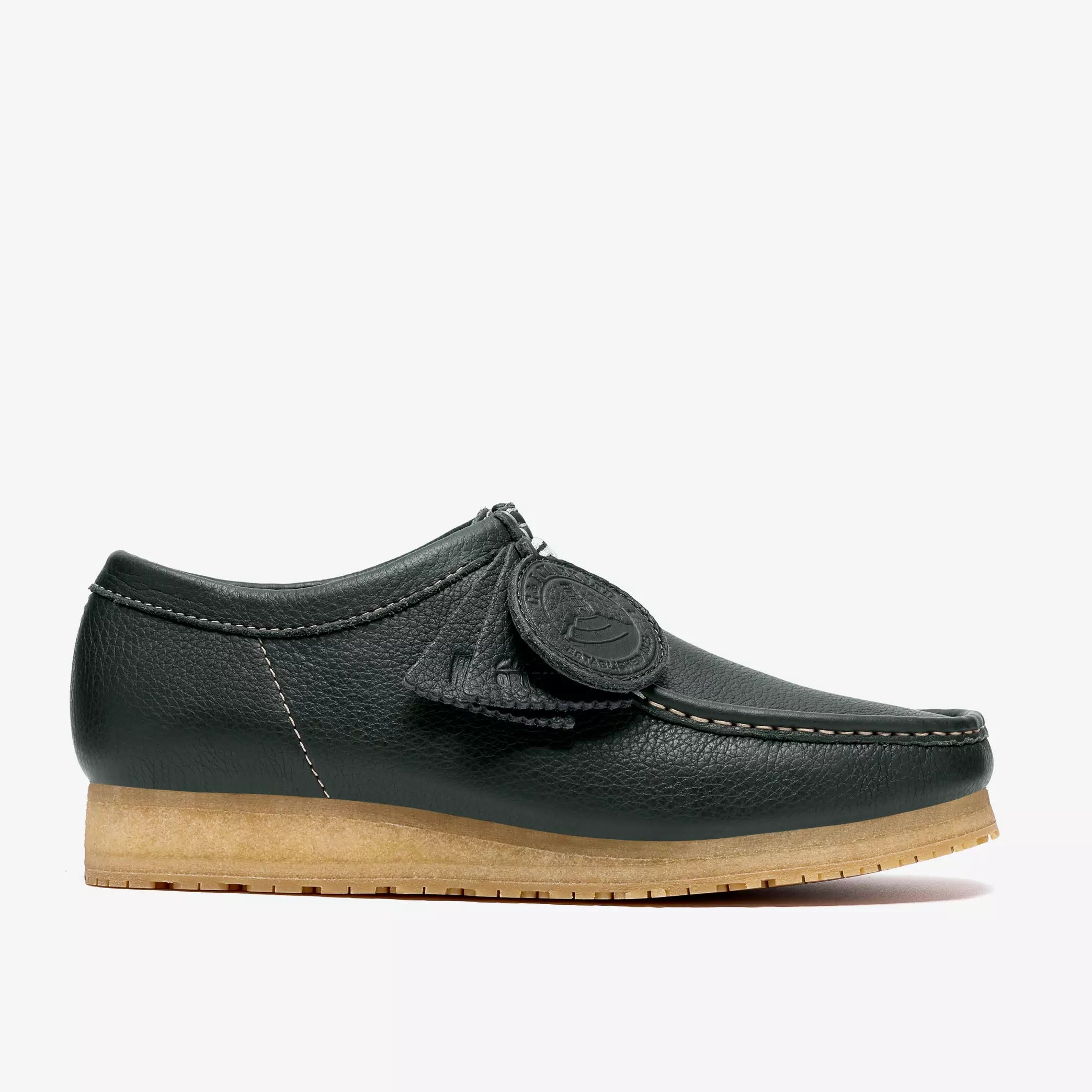 Clarks Originals - Wallabee RB in Dark Green Leather