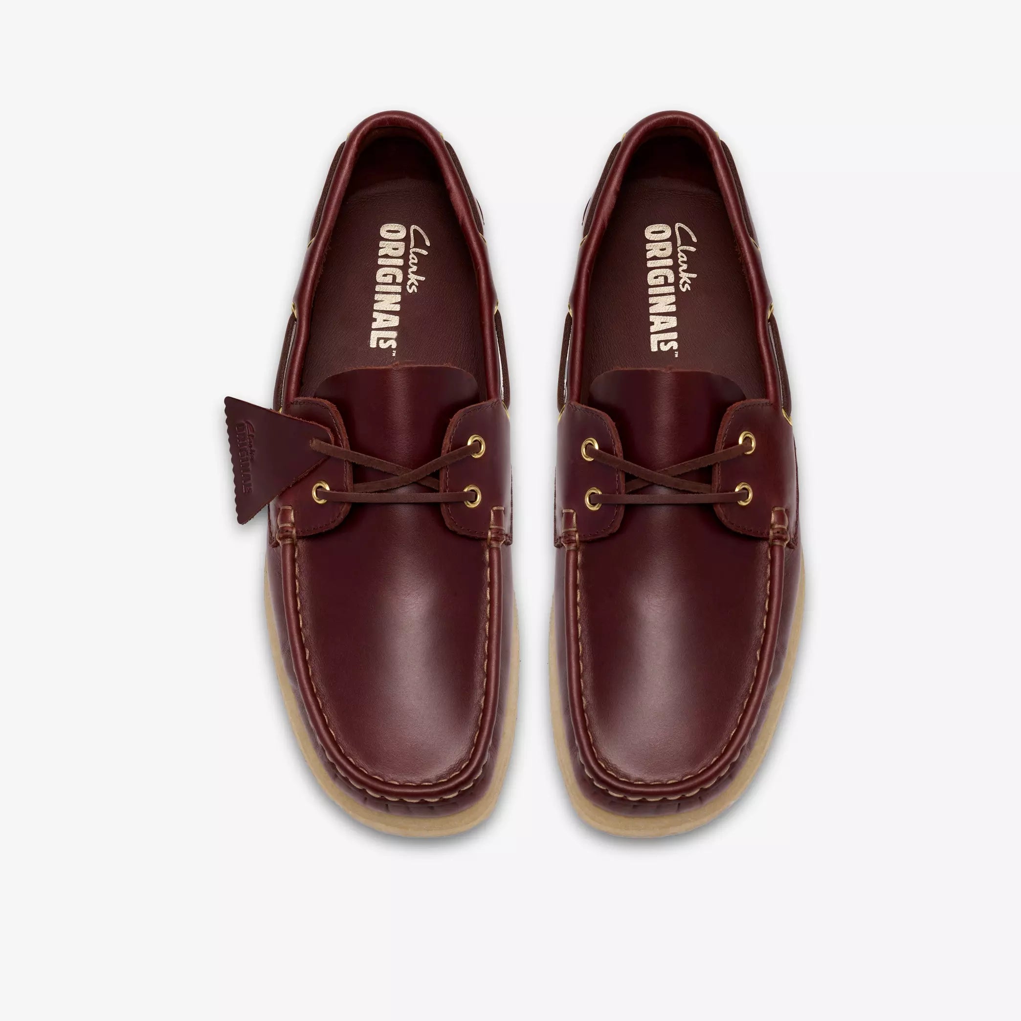 Clarks Originals - Godney Boat in British Tan Leather
