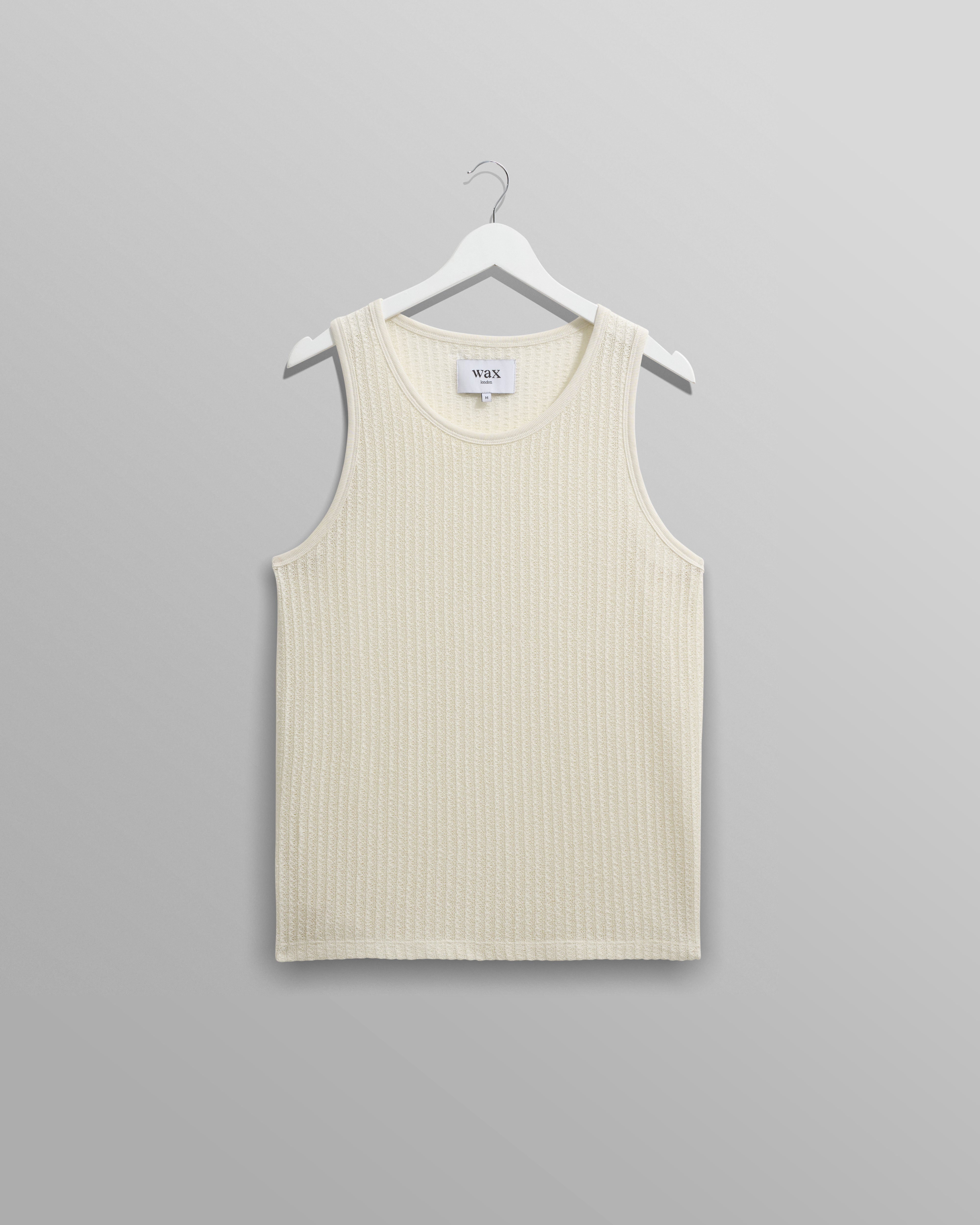 Wax London- Prim Vest in Ecru Jersey Lace