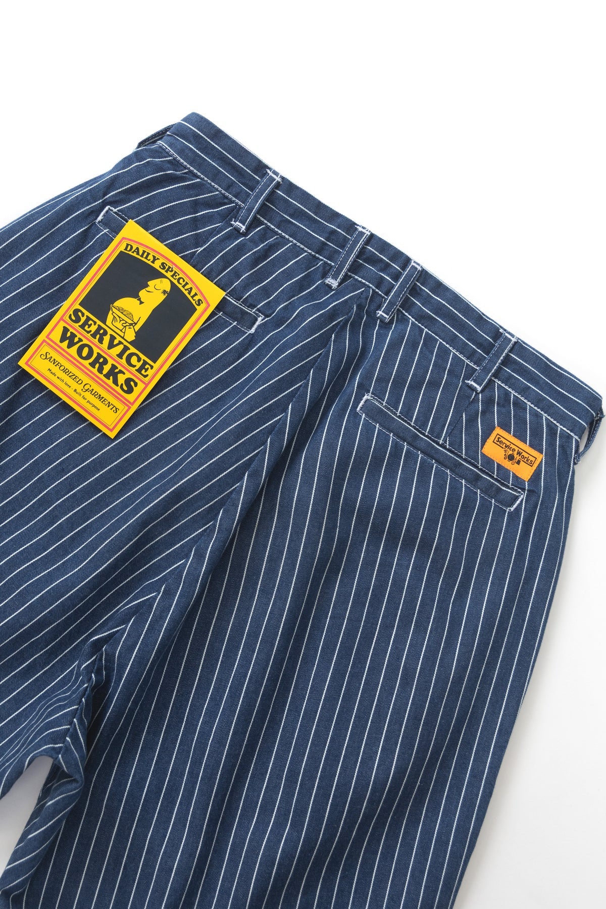 Service Works - Pinstripe Denim Part Timer Short