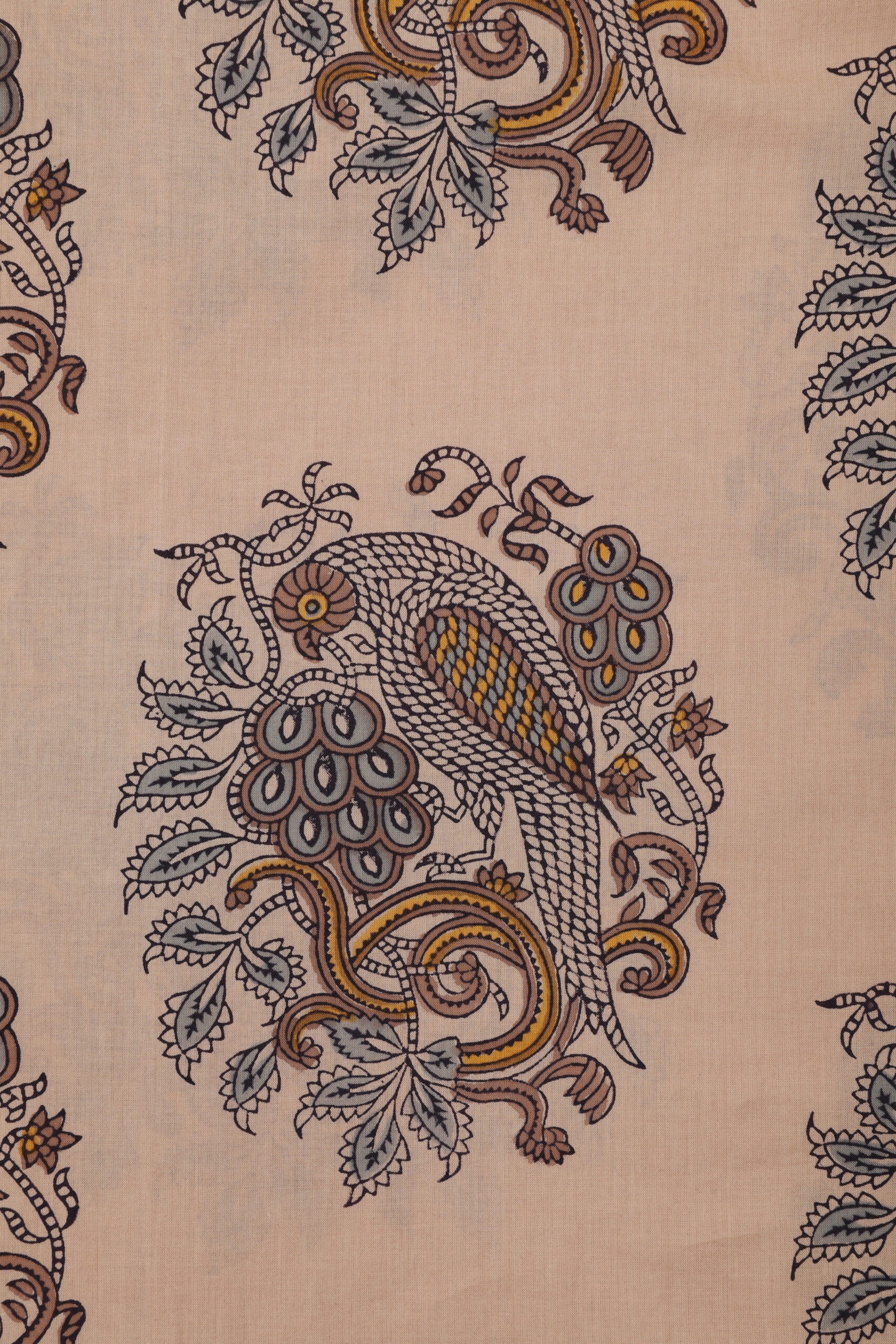 Kardo - Chintan Camp Collar in Owl Block Print