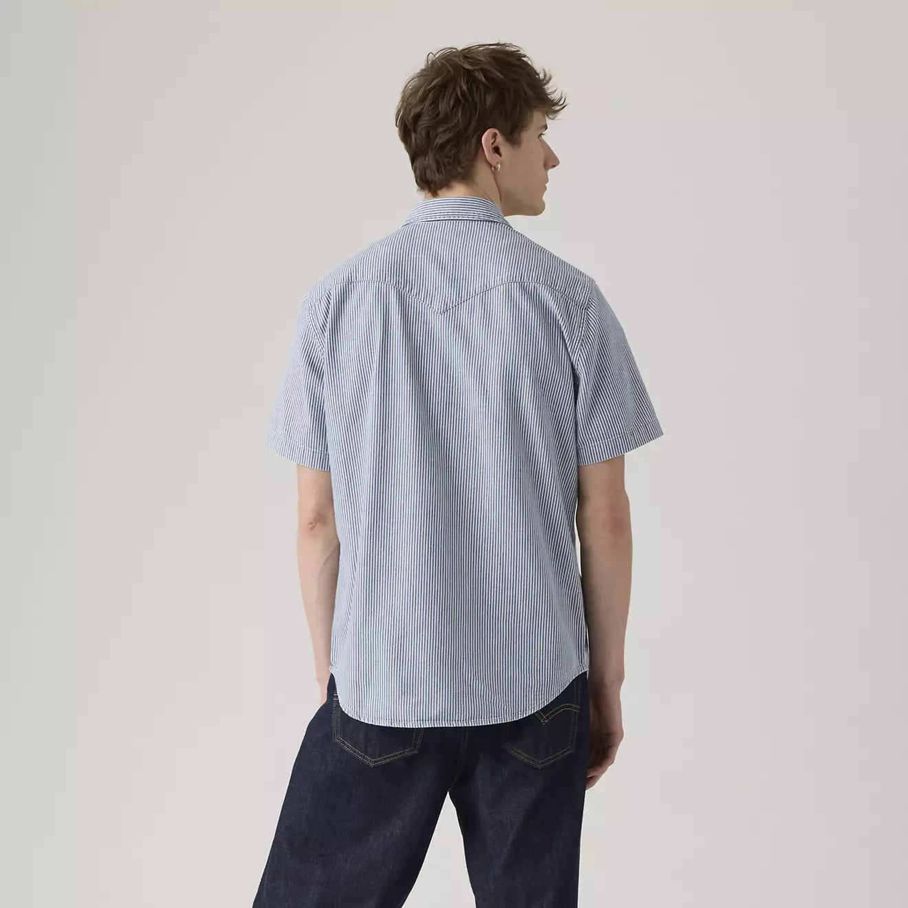Levi's - Classic Western Short Sleeve in Picadilly Stripes