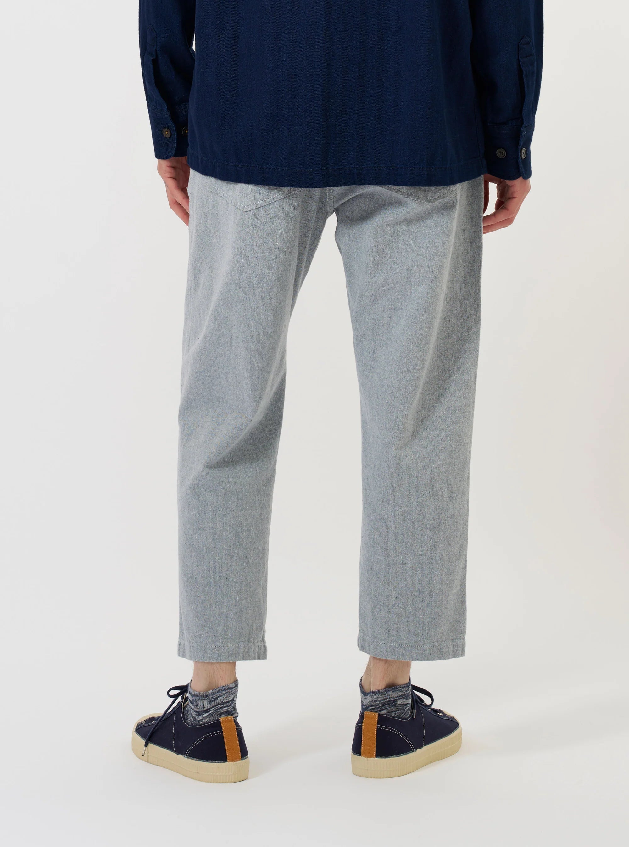 Universal Works - Hi Water Trouser in Light Indigo Jean Cloth Reworked