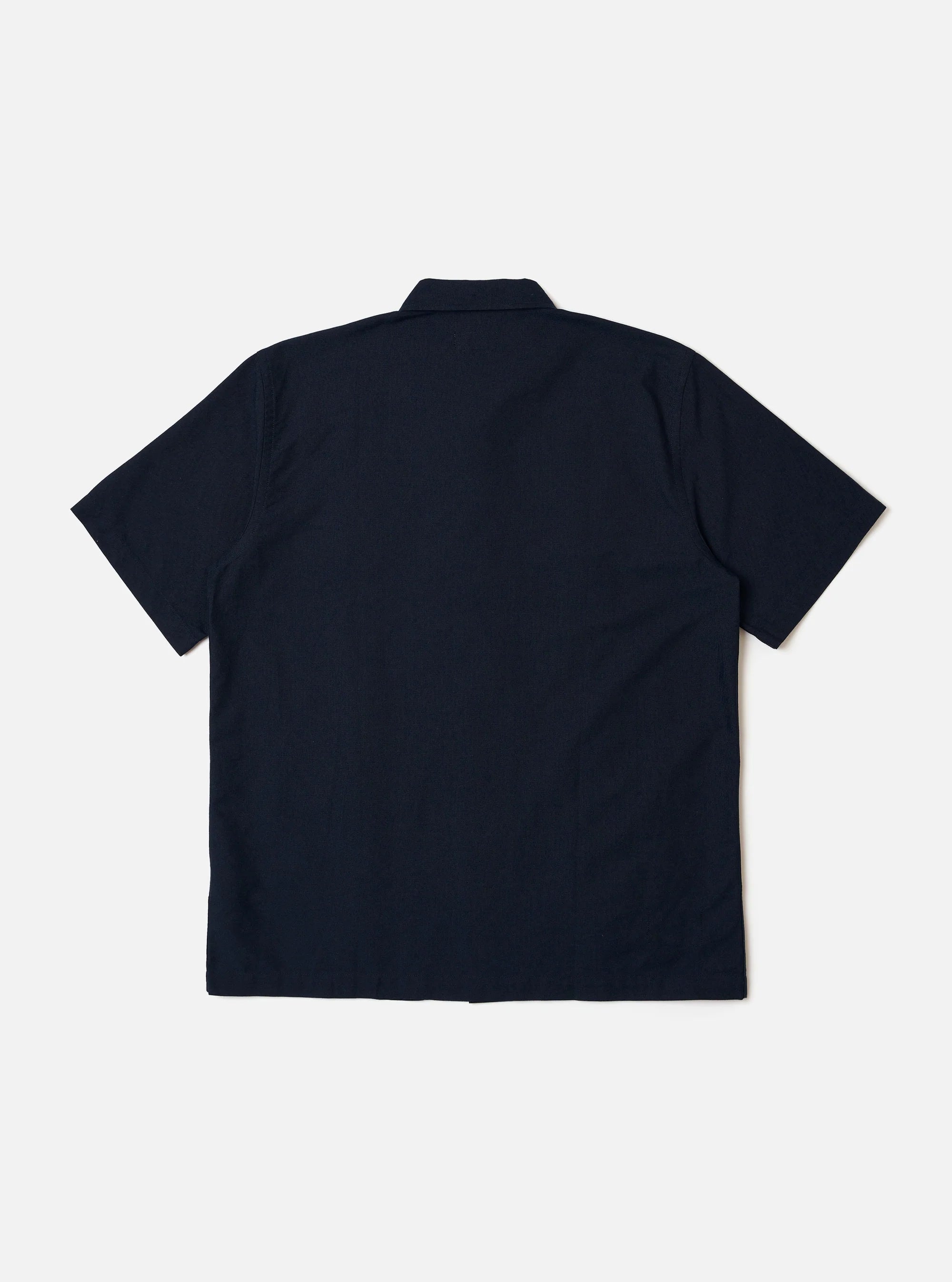 Universal Works - Tropicana Shirt in Navy Classic Oxford