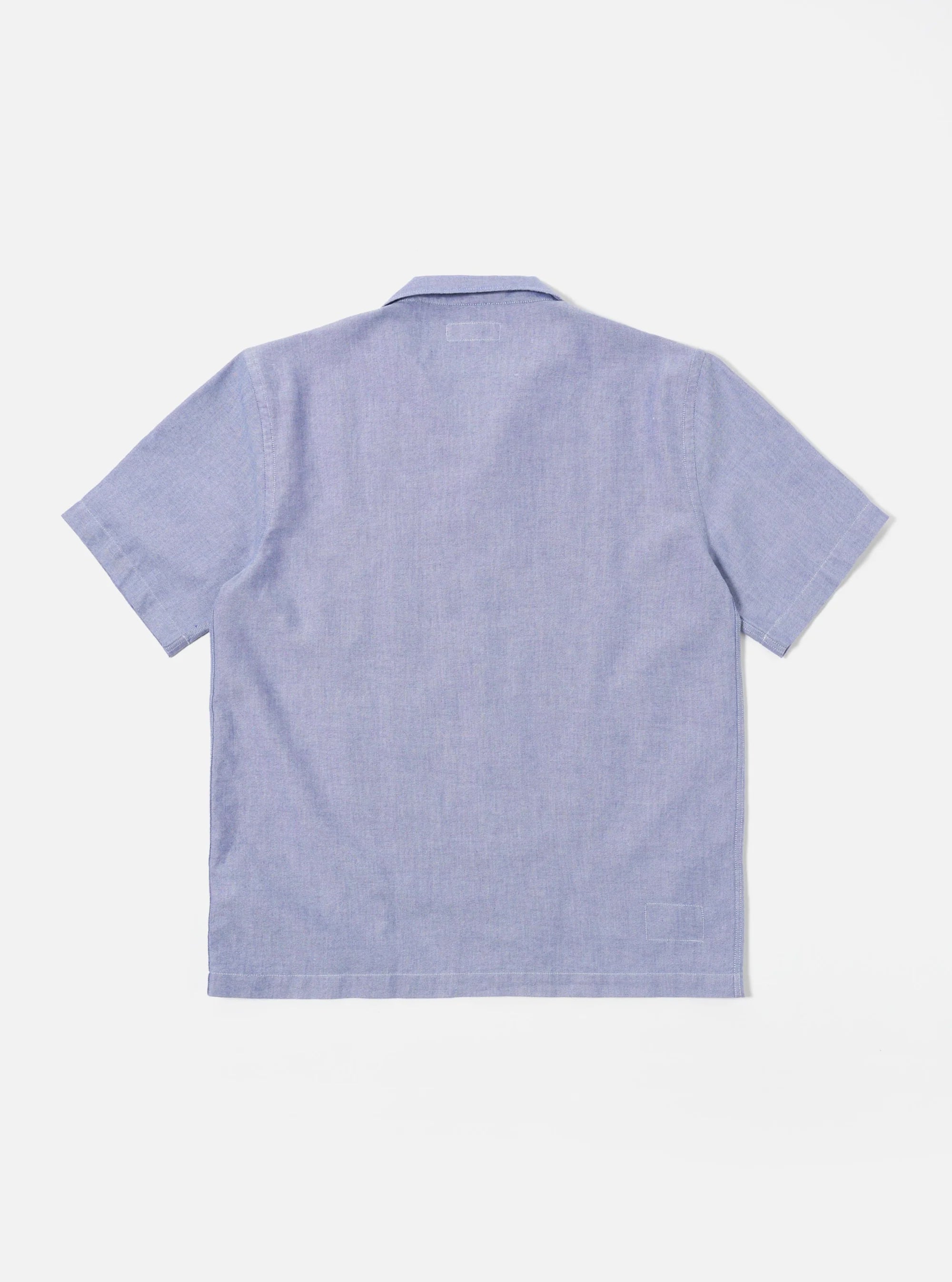 Universal Works - Road Trip Shirt in Blue Oxford Shirting