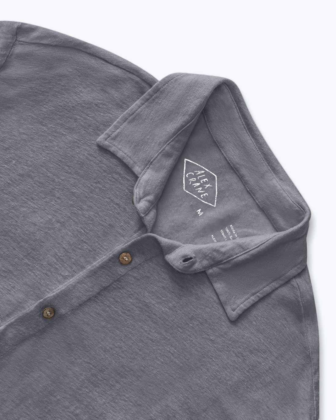 Alex Crane - Knit Ola Shirt in Slate