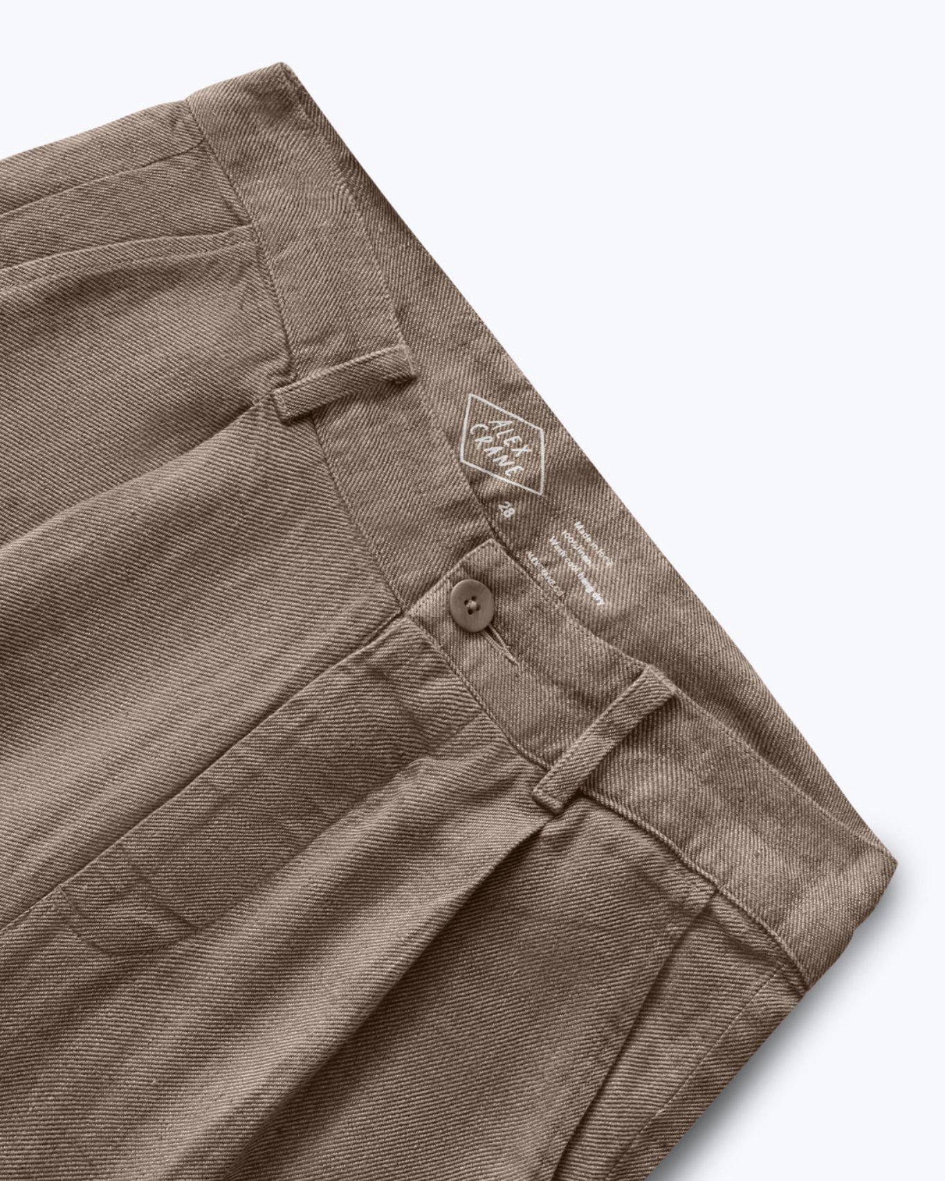 Alex Crane - Alta Trouser in Chai Twill