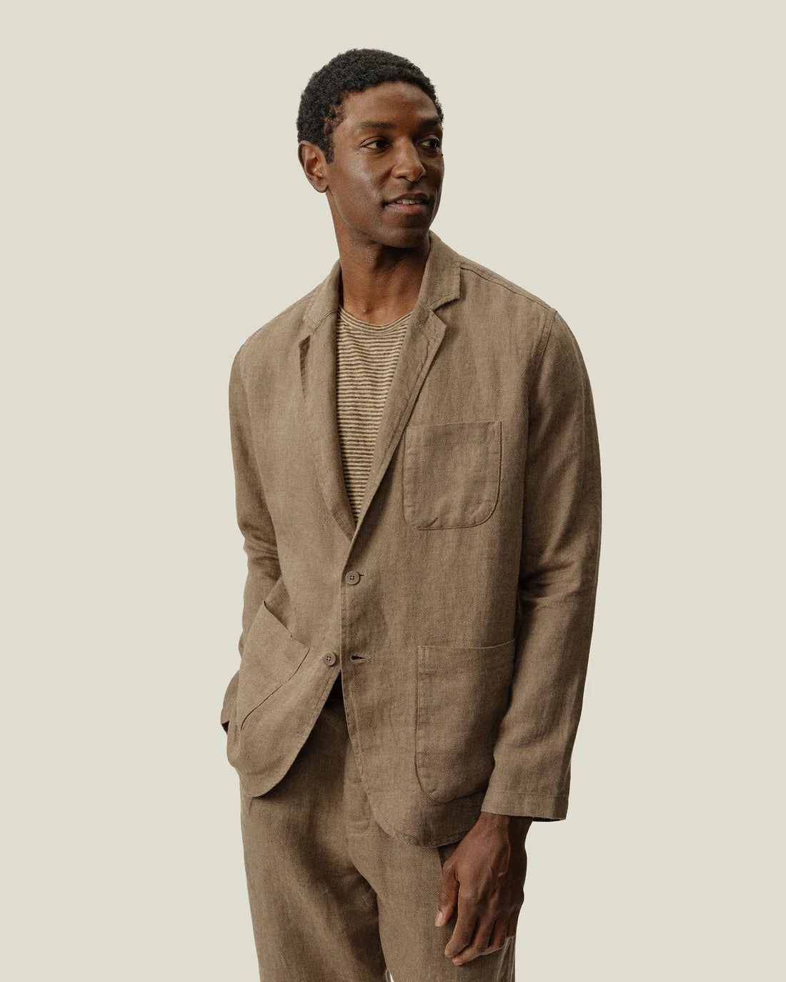 Alex Crane - Alta Blazer in Chai Twill