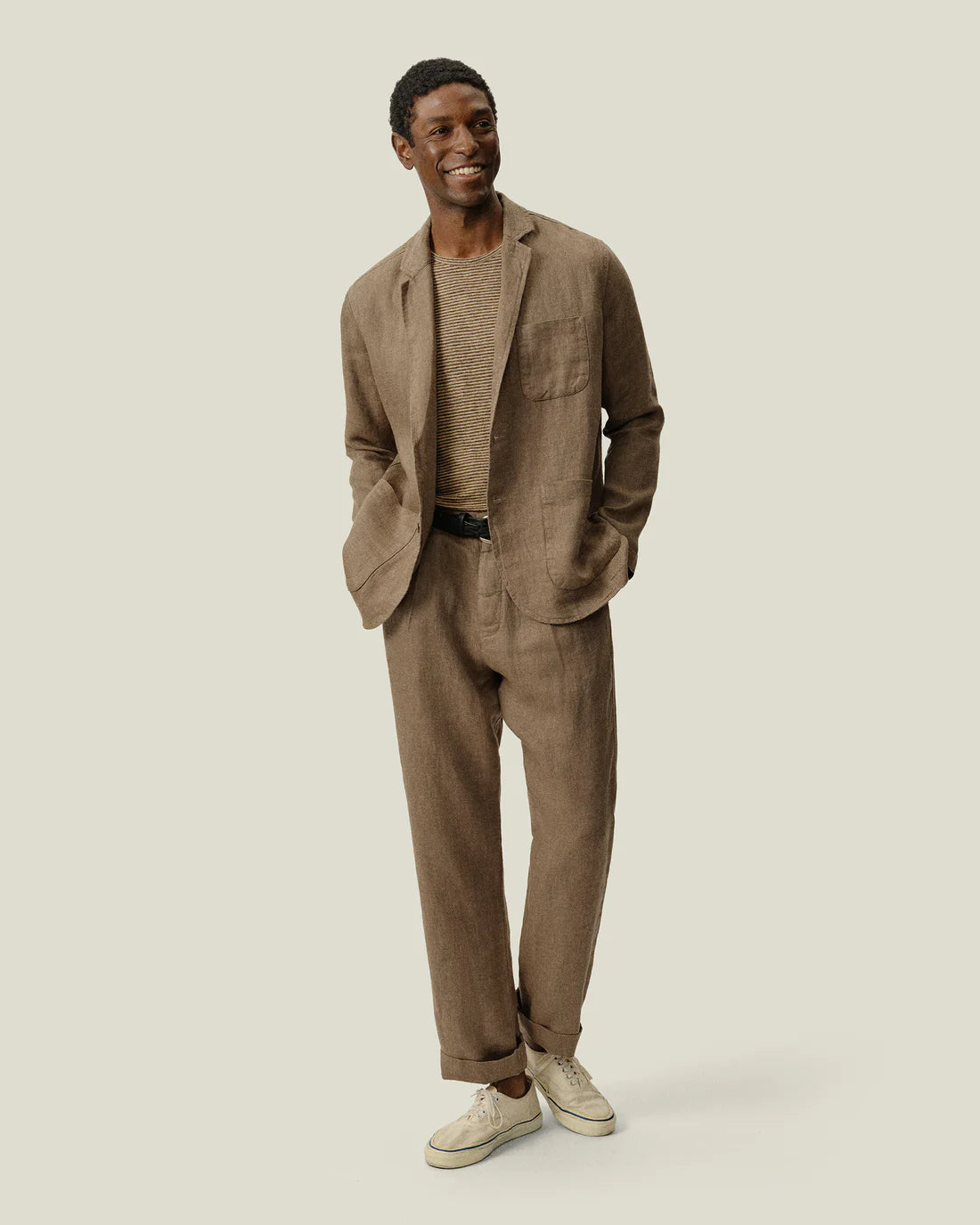 Alex Crane - Alta Blazer in Chai Twill