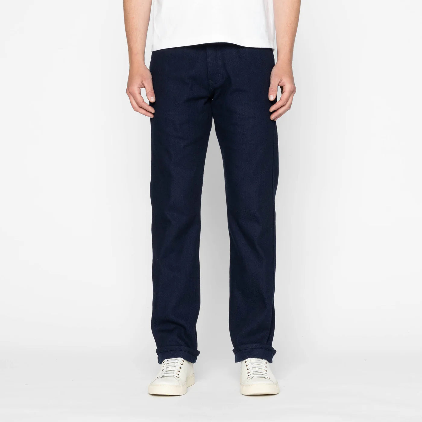 Naked & Famous Denim - True Guy in Maekake Dobby Indigo