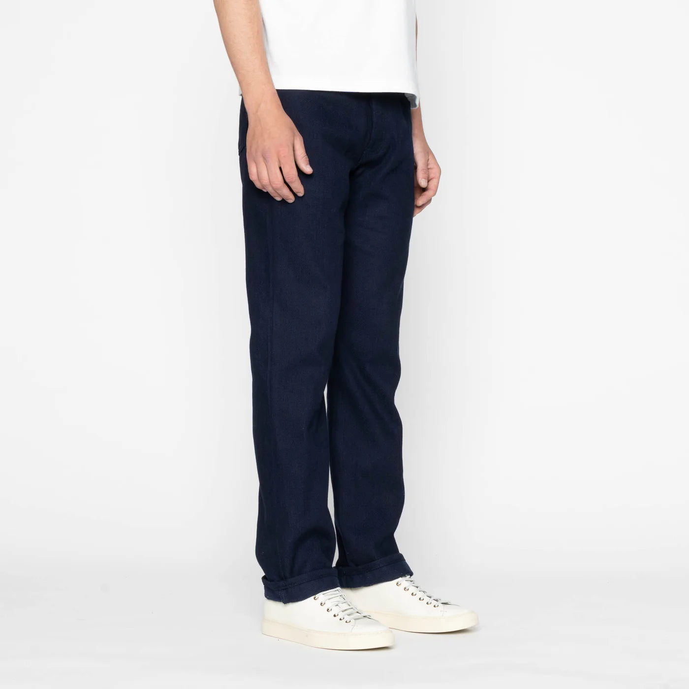 Naked & Famous Denim - True Guy in Maekake Dobby Indigo
