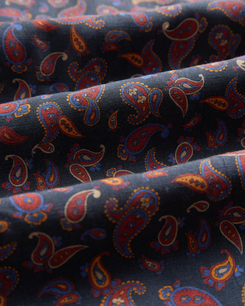 Portuguese Flannel - Paisley in Silk/Linen