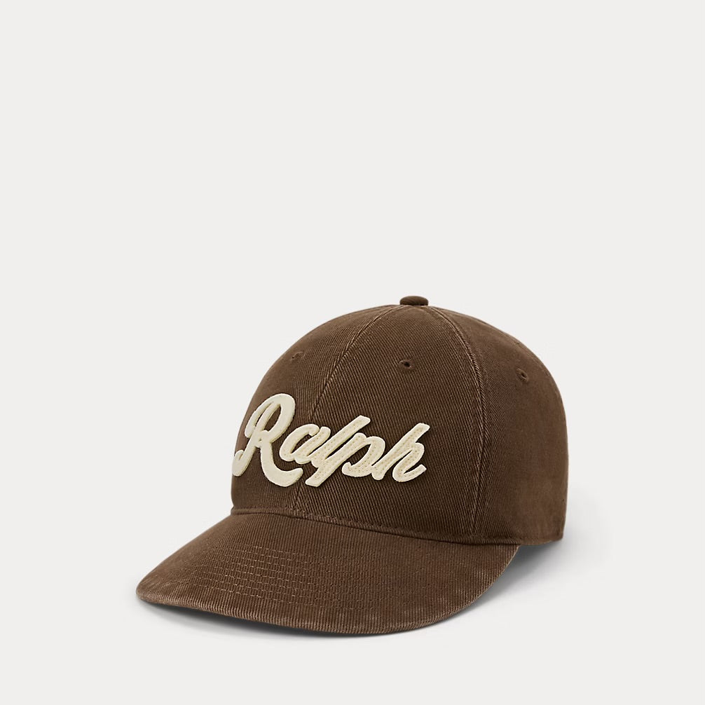 Polo Ralph Lauren - The Ralph Logo Twill Ball Cap in Cooper Brown
