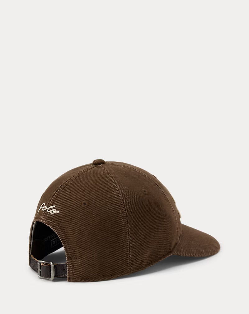 Polo Ralph Lauren - The Ralph Logo Twill Ball Cap in Cooper Brown