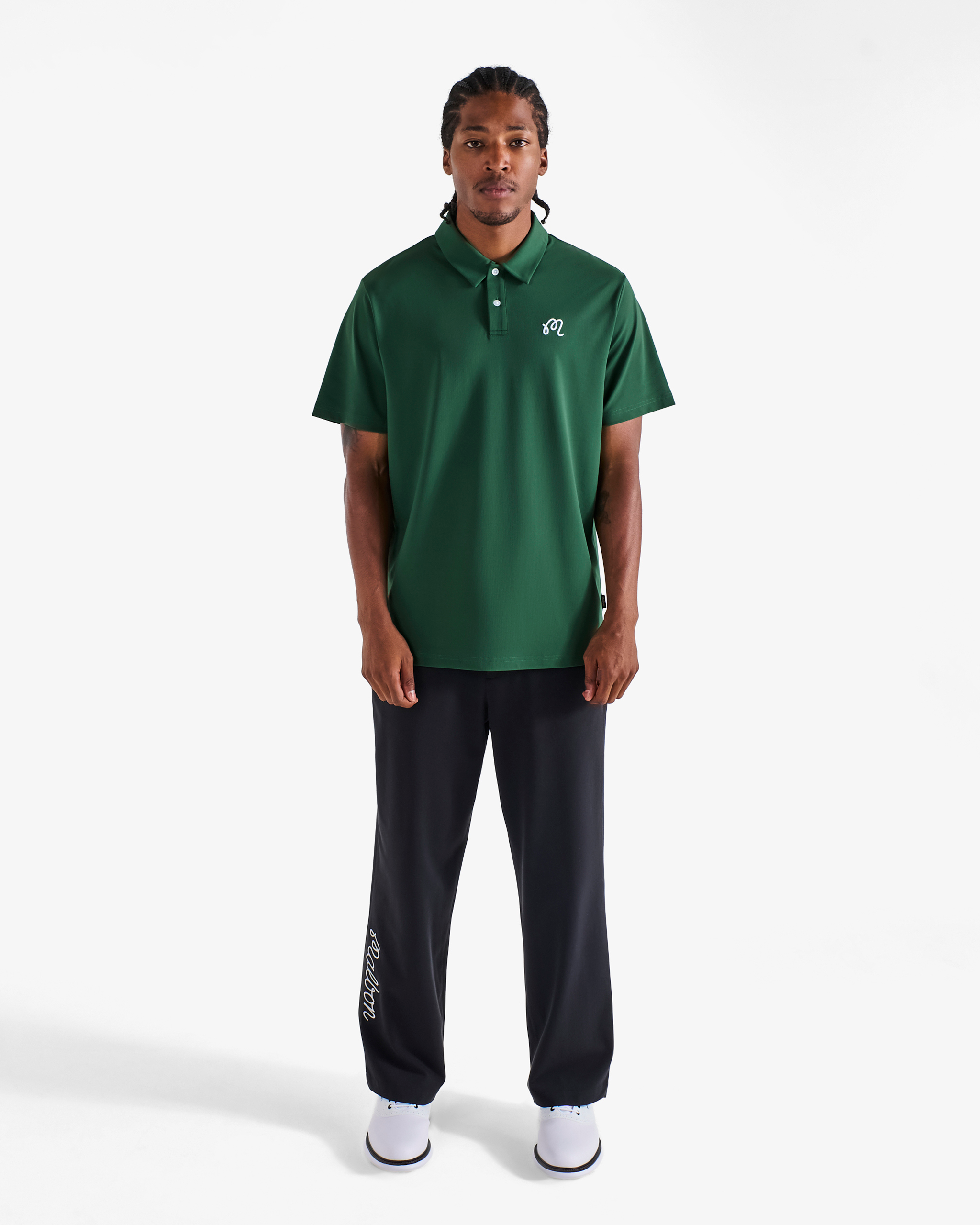 Malbon - Fairway Polo in Forest