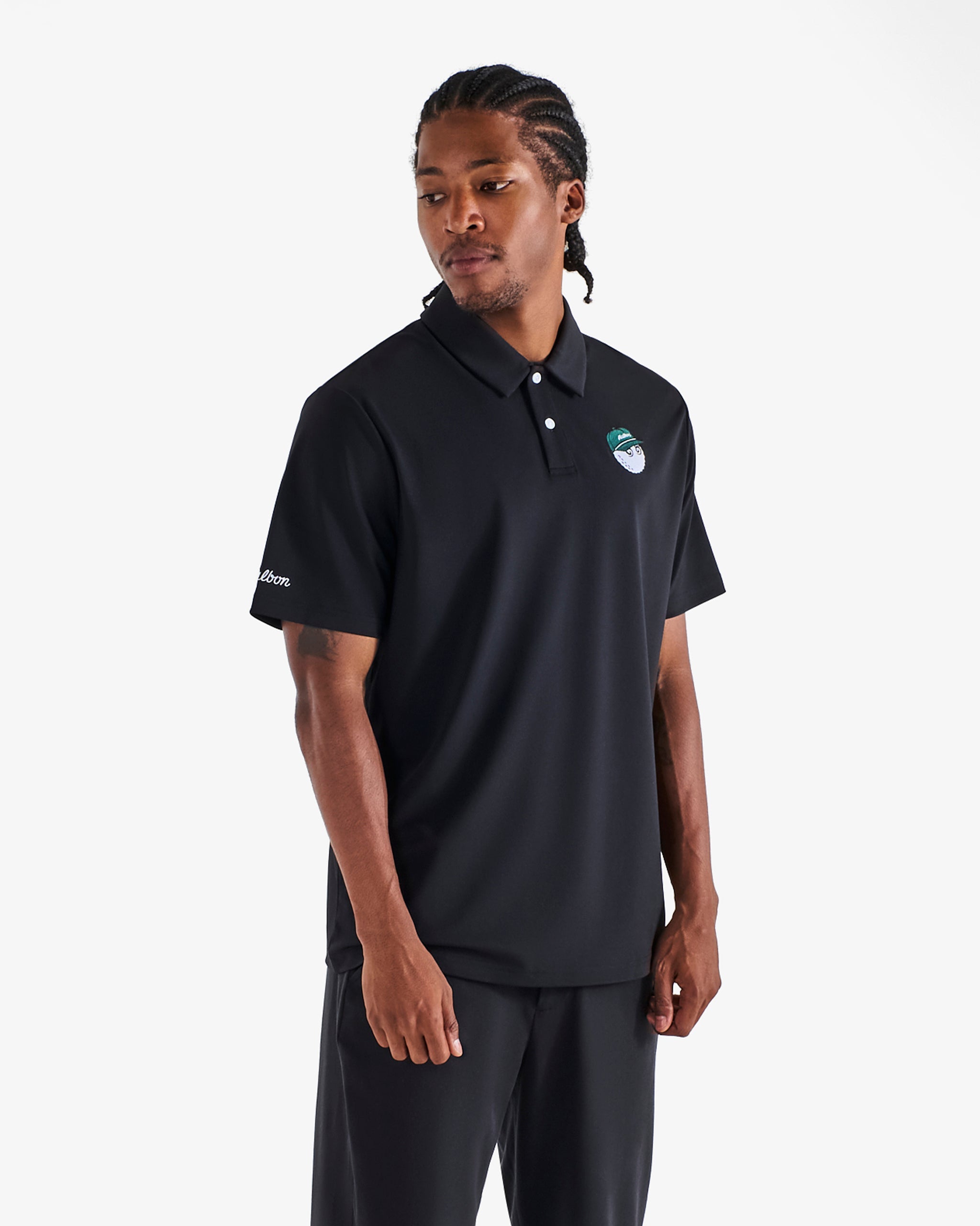 Malbon - Fairway Baldwin Polo in Black