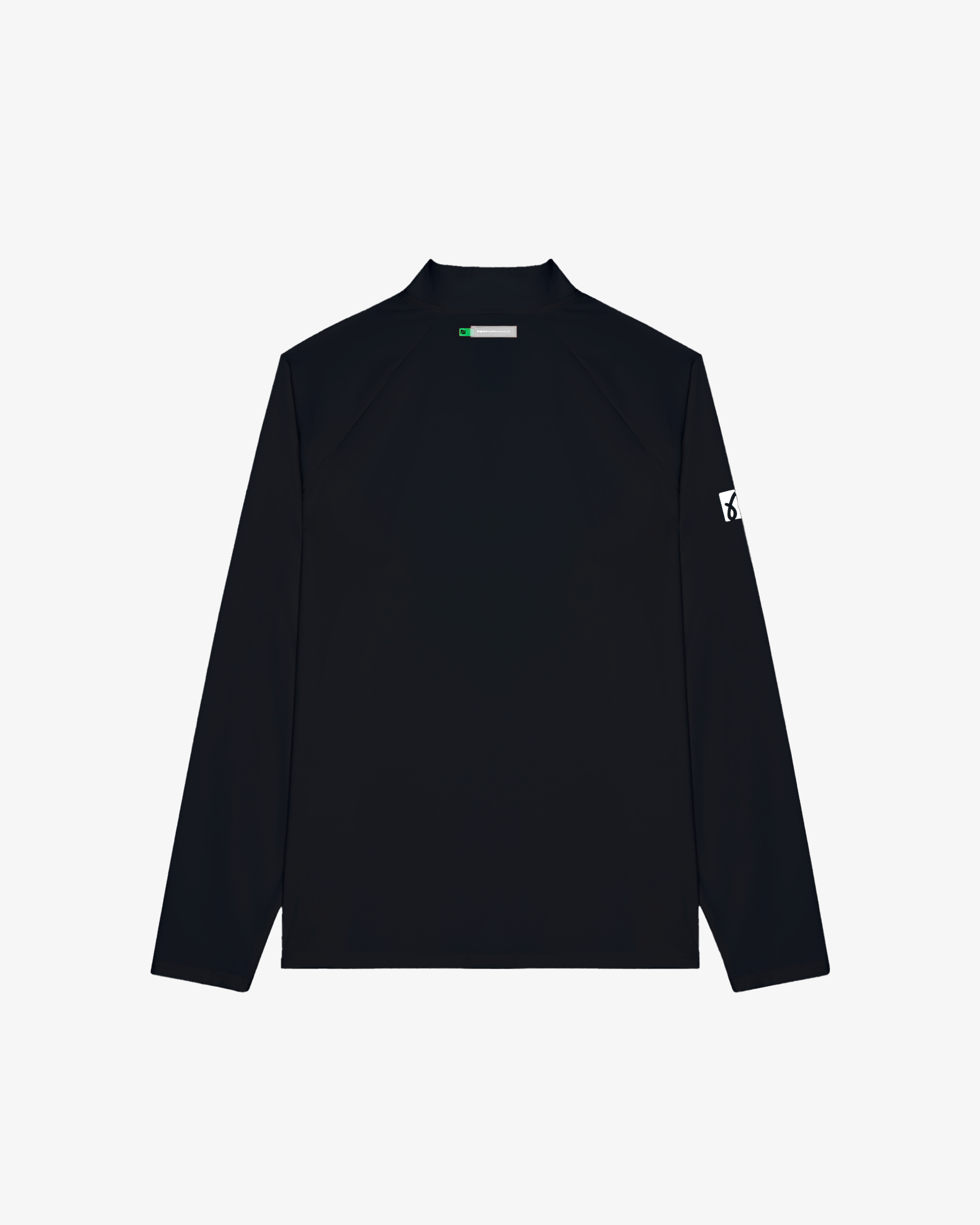 Malbon - Performance Raglan Quarter Zip in Black