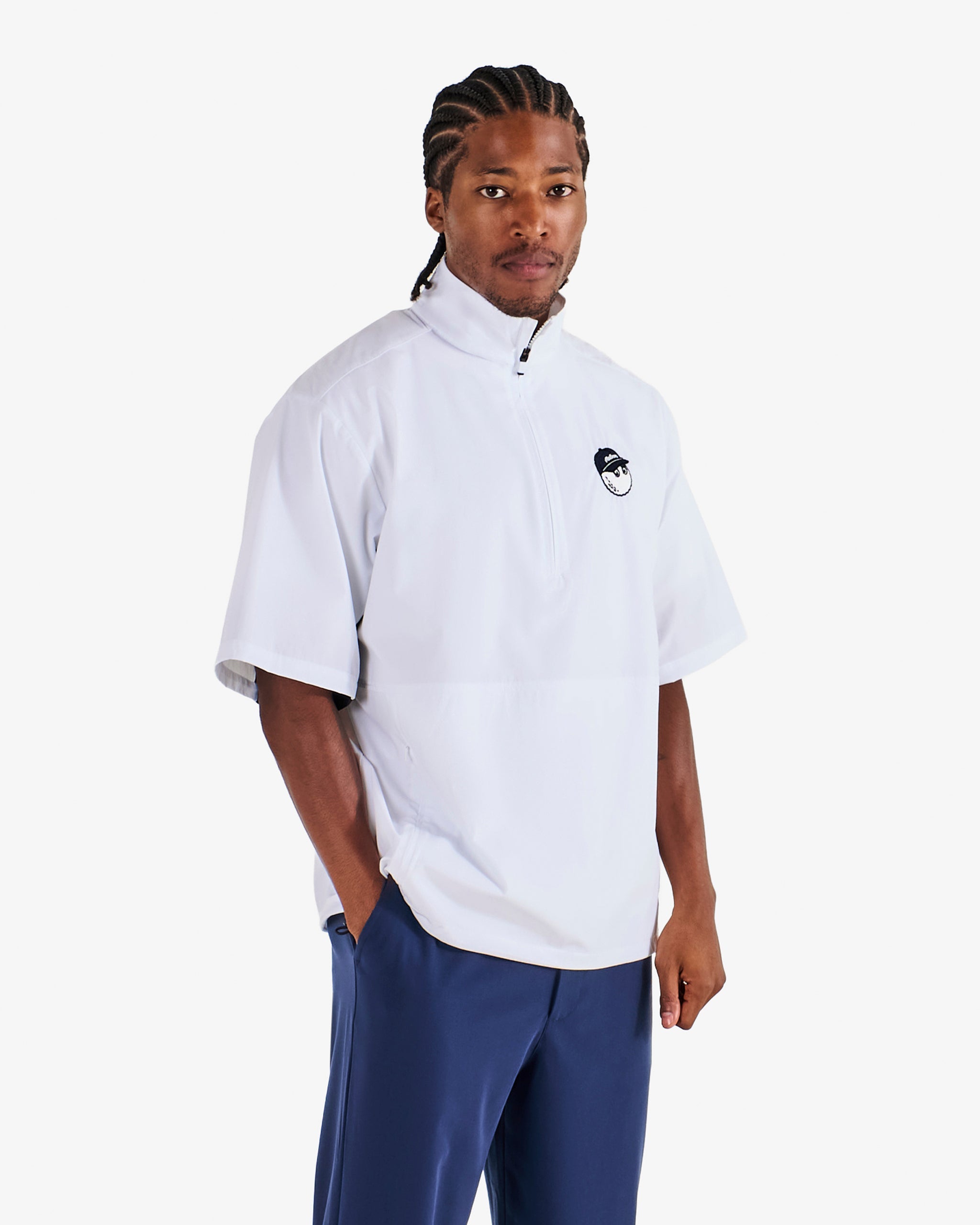 Malbon - Pine Windshirt in White
