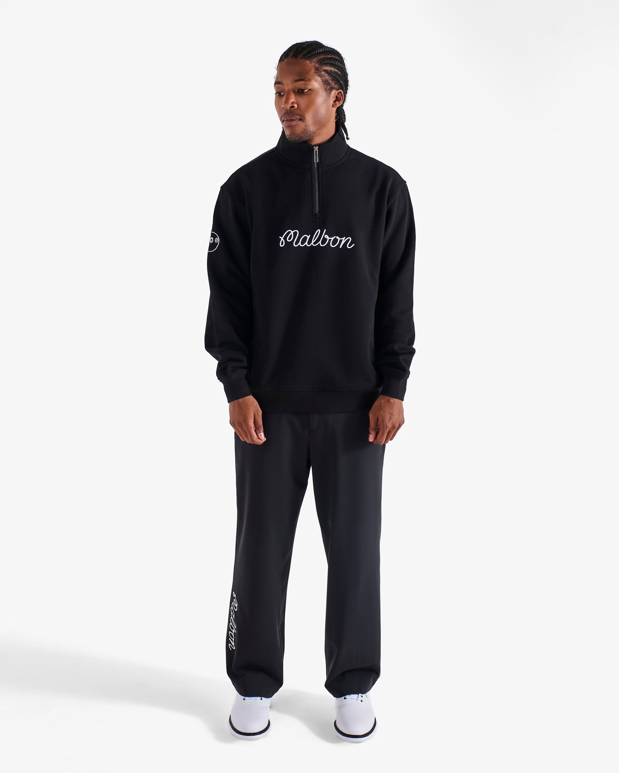 Malbon - Collegiate Sweatshirt in Black
