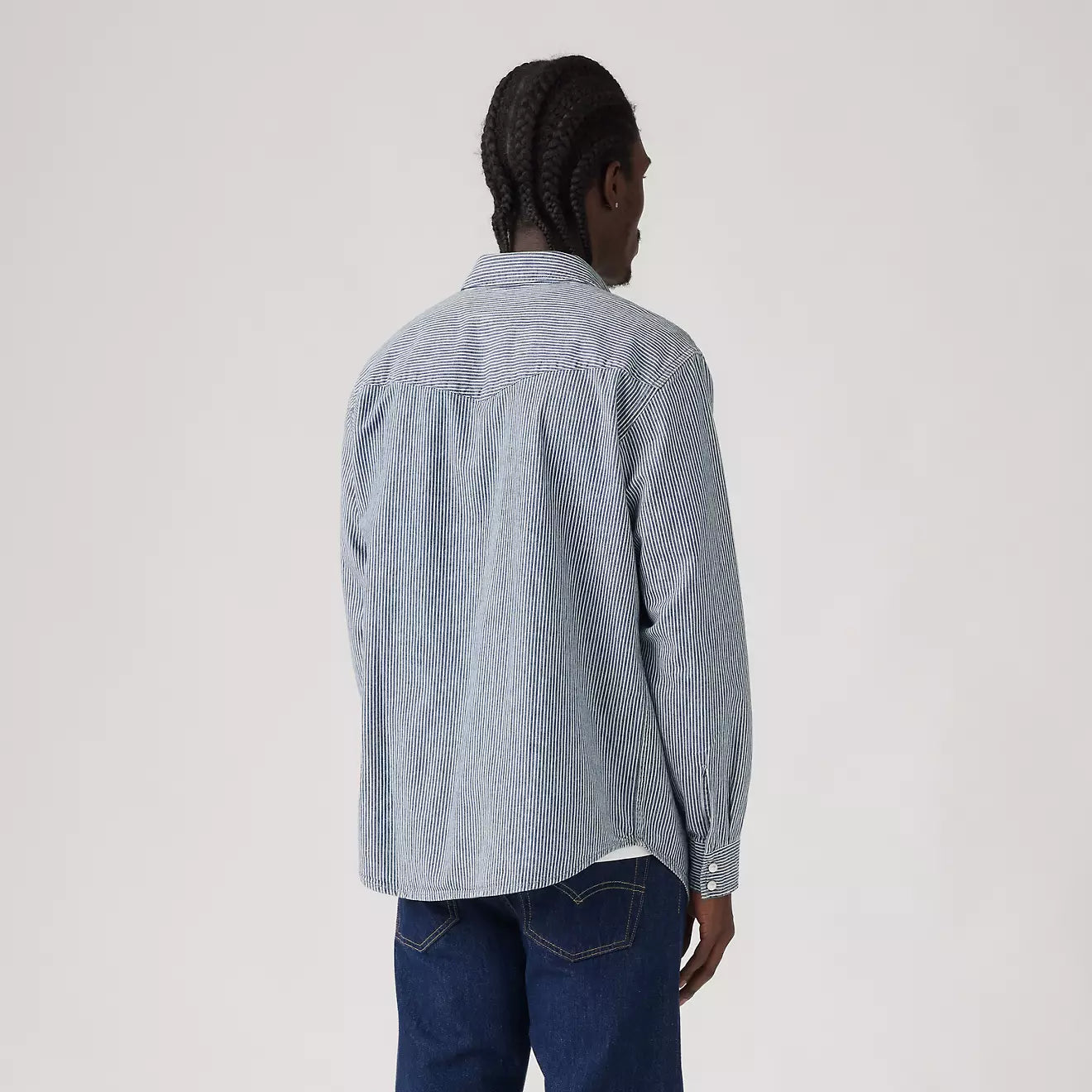 Levi’s - Relaxed Western Shirt in Dark Railroad Stripe