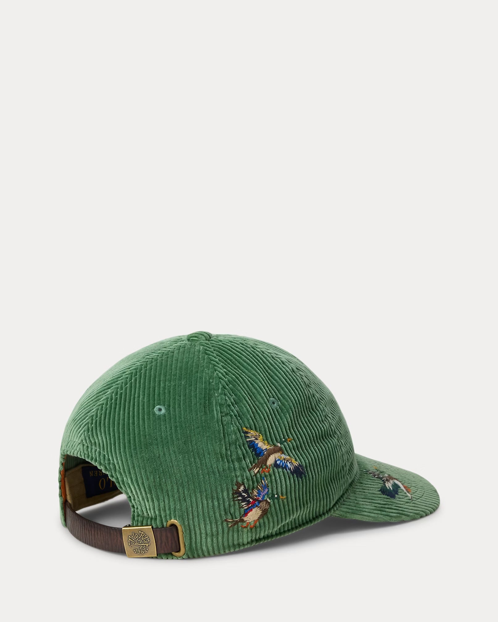 Polo Ralph Lauren - Duck-Embroidered Corduroy Ball Cap in Green