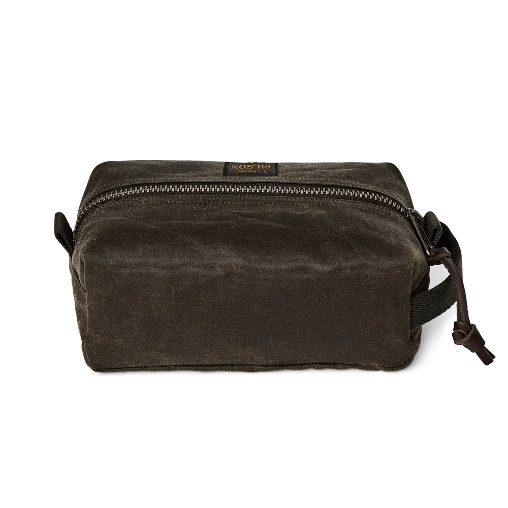 Filson - Tin Cloth Dopp Kit in Otter Green
