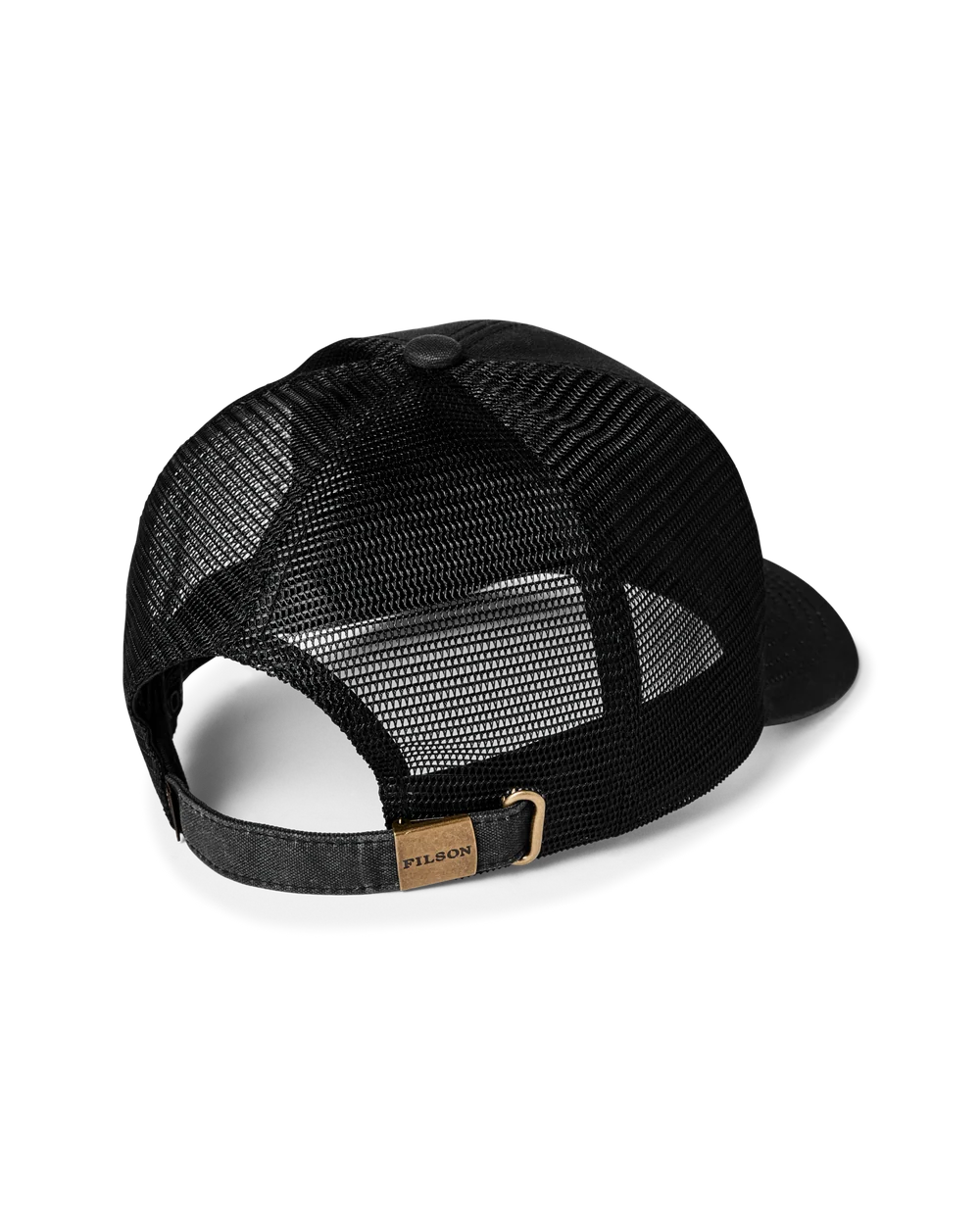 Filson - Scenic Waxed Logger Mesh Cap in Black