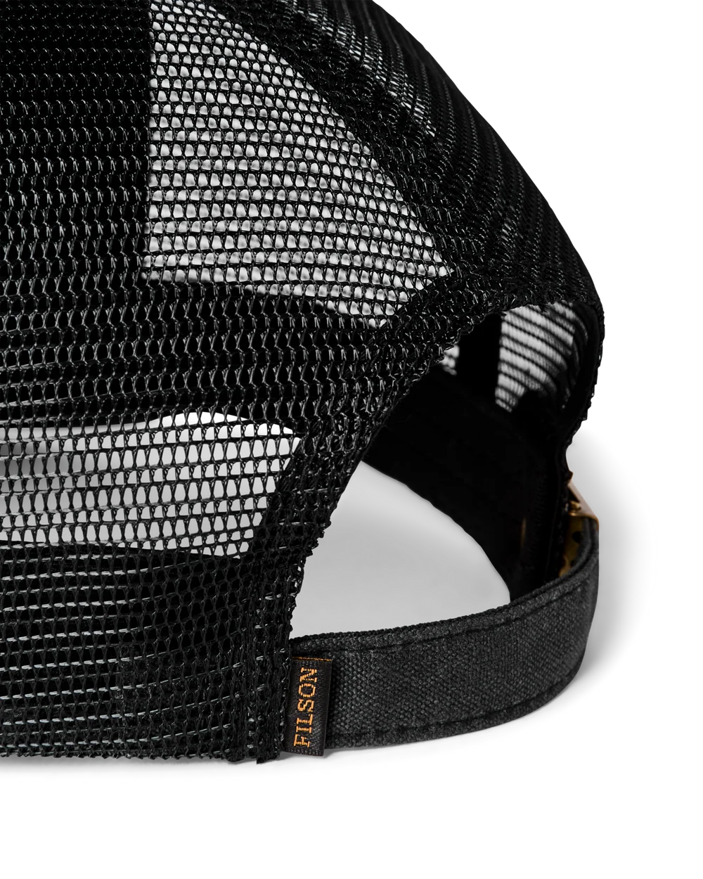 Filson - Scenic Waxed Logger Mesh Cap in Black