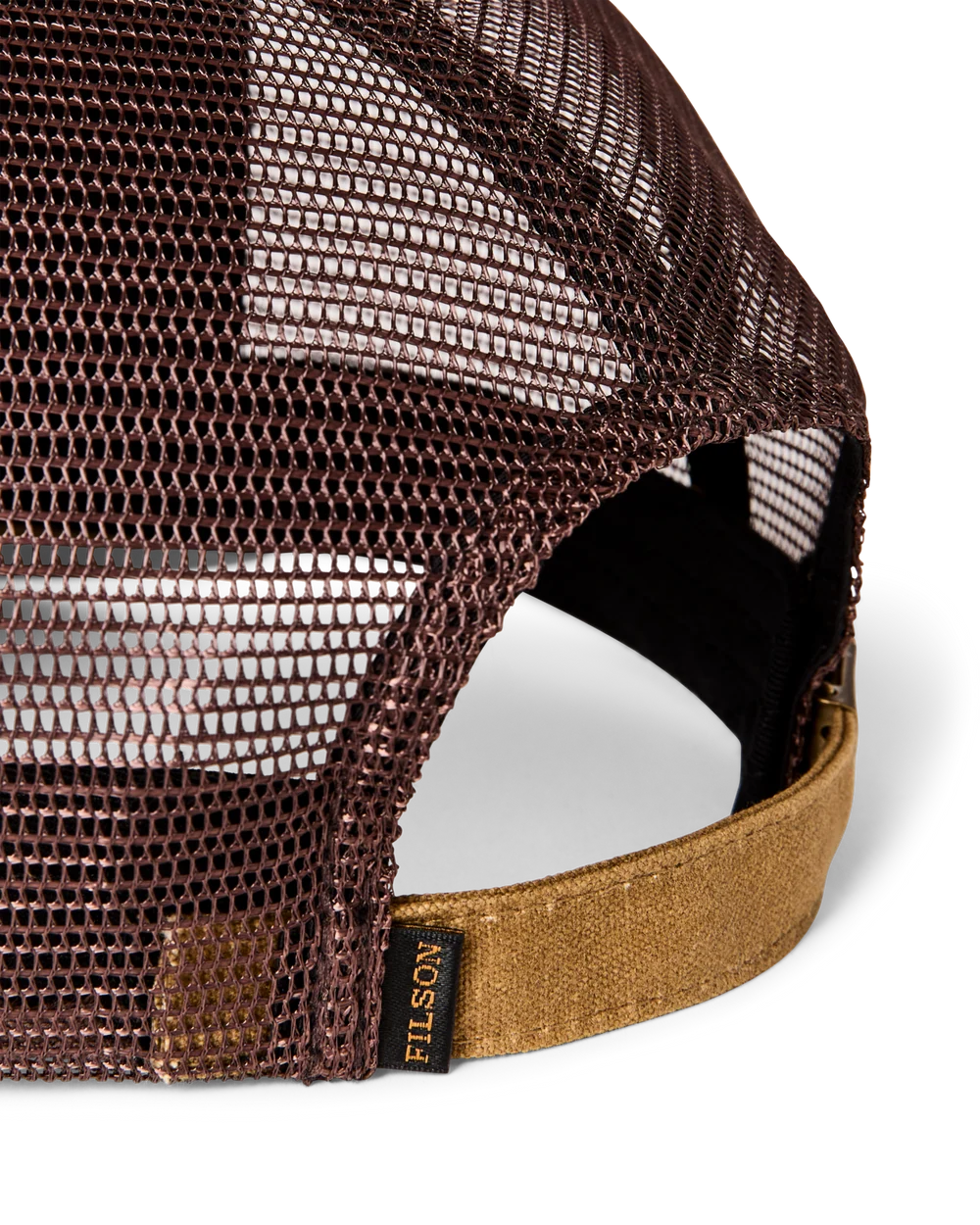 Filson - Scenic Waxed Logger Mesh Cap in Dark Khaki