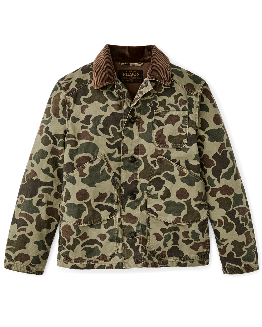 Filson - Canvas Outfitter Jacket in Tundra Shrub Camo