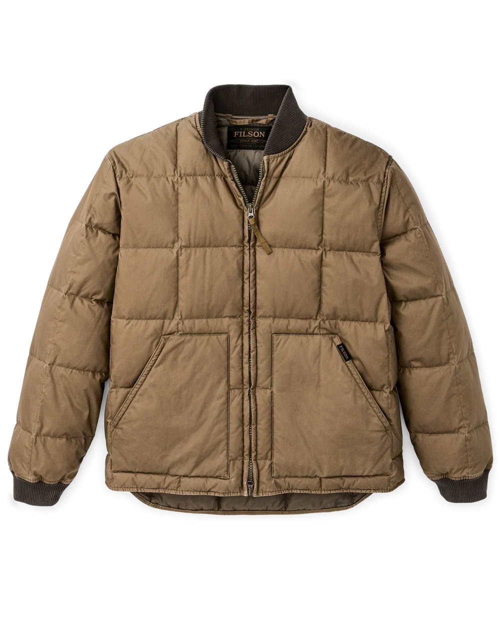 Filson - Heritage Cotton Down Jacket in Light Brown