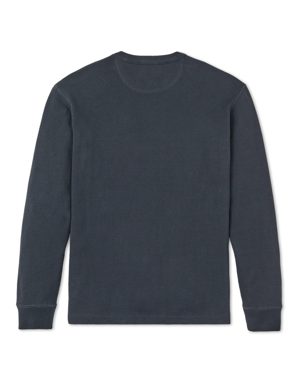 Filson - Waffle Knit Thermal Crewneck in Blue Mussel