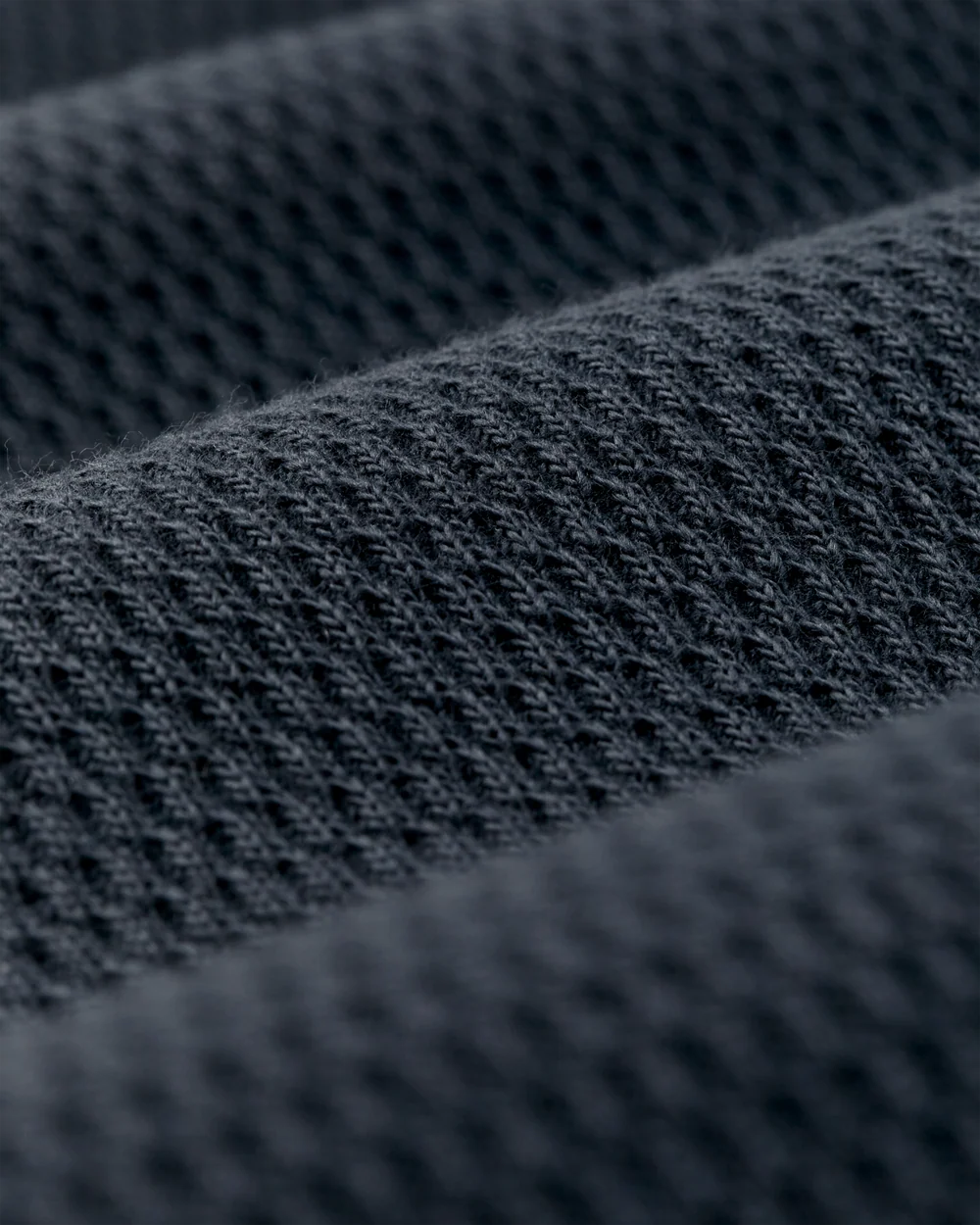 Filson - Waffle Knit Henley in Blue Mussel