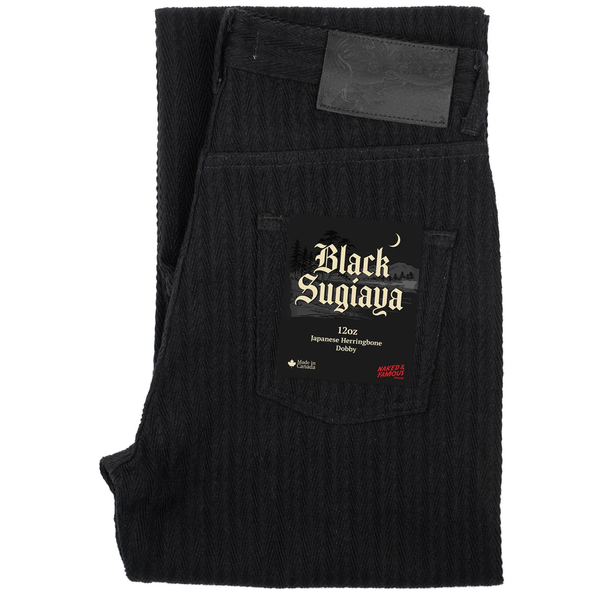 Naked & Famous Denim - True Guy in Black Sugiaya