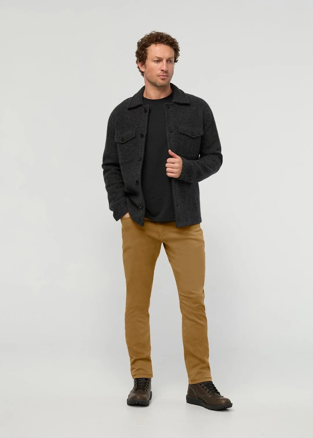 Duer - No Sweat Athletic Taper in Caramel