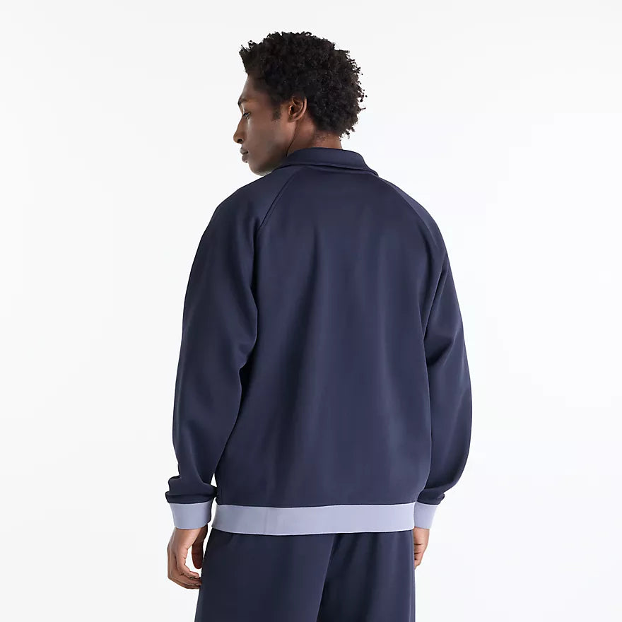 New Balance - Sport Legacy Pique Jacket In Dark Night