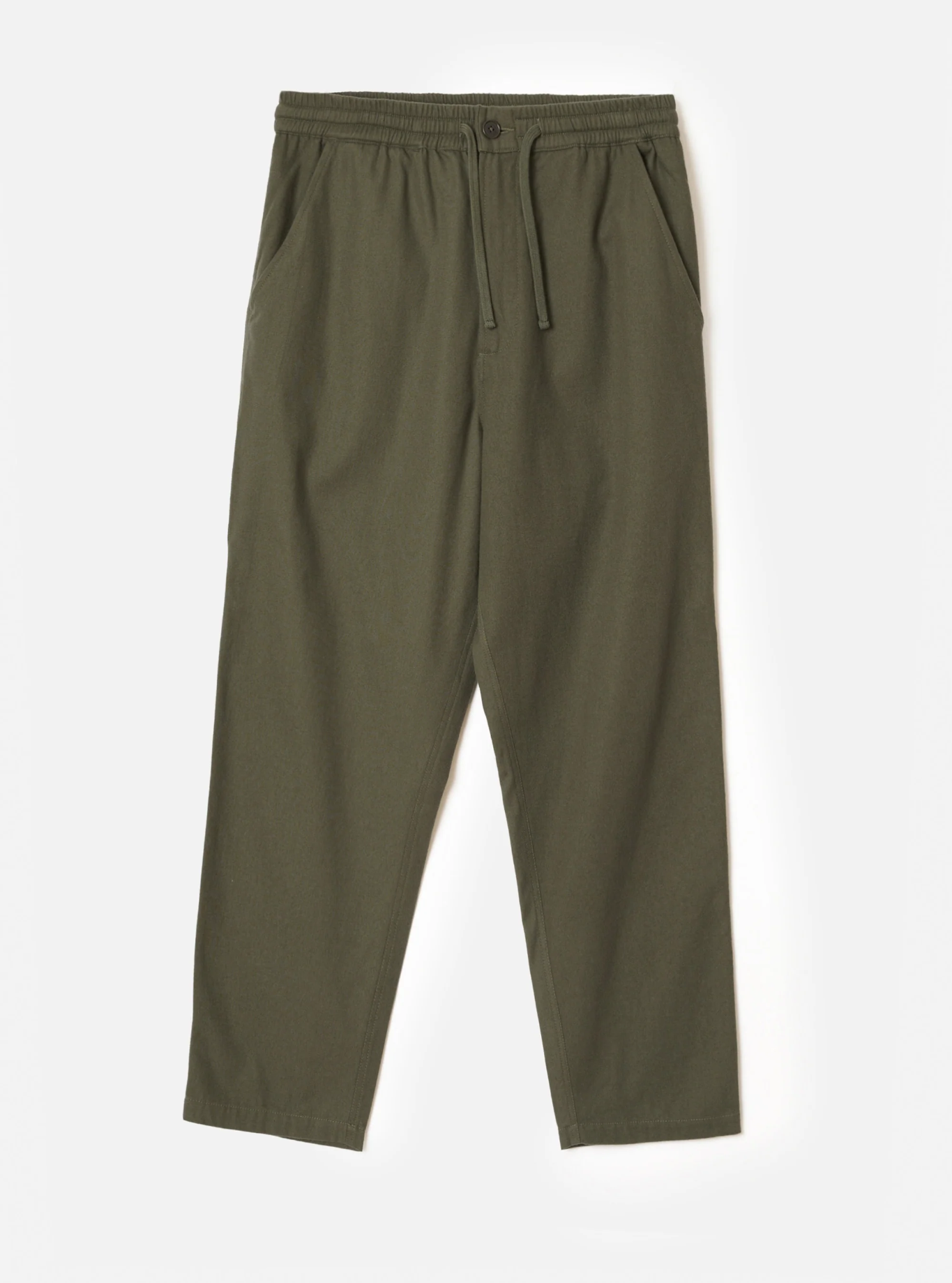 Universal Works - Hi Water Trouser in Olive Brushed Moleskin