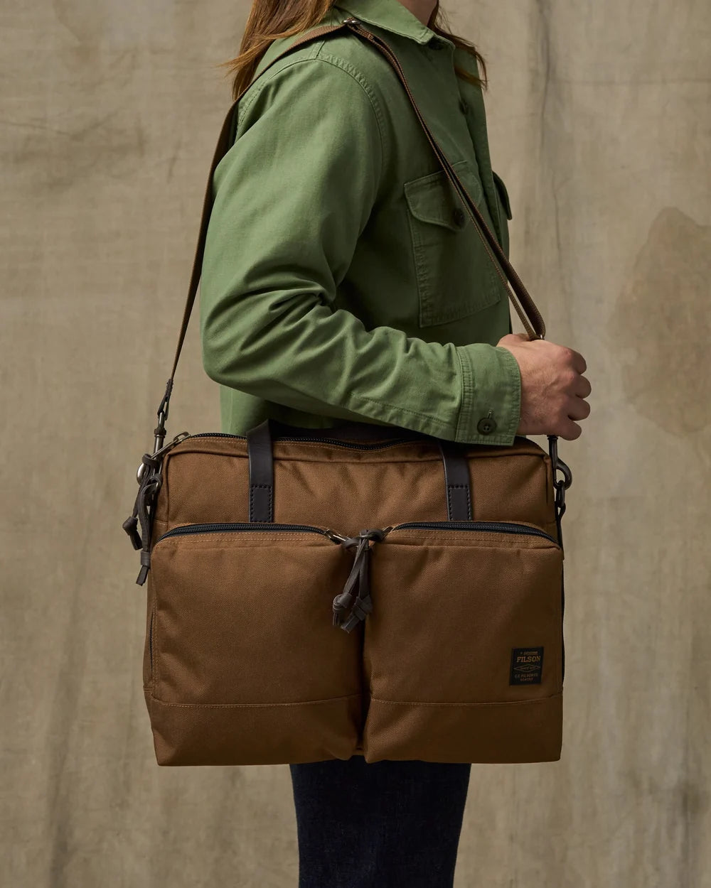 Filson - Dryden Briefcase in Whisky