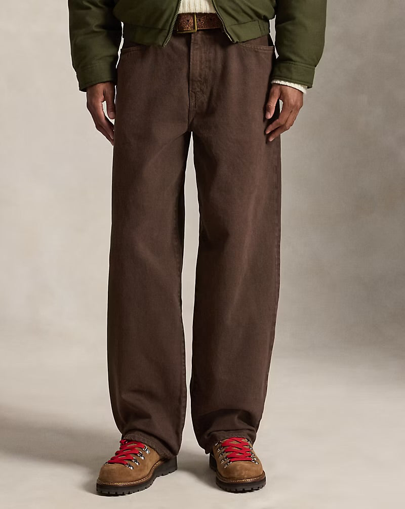 Polo Ralph Lauren - Rivington Relaxed Garment-Dyed Jean in Nutmeg Brown