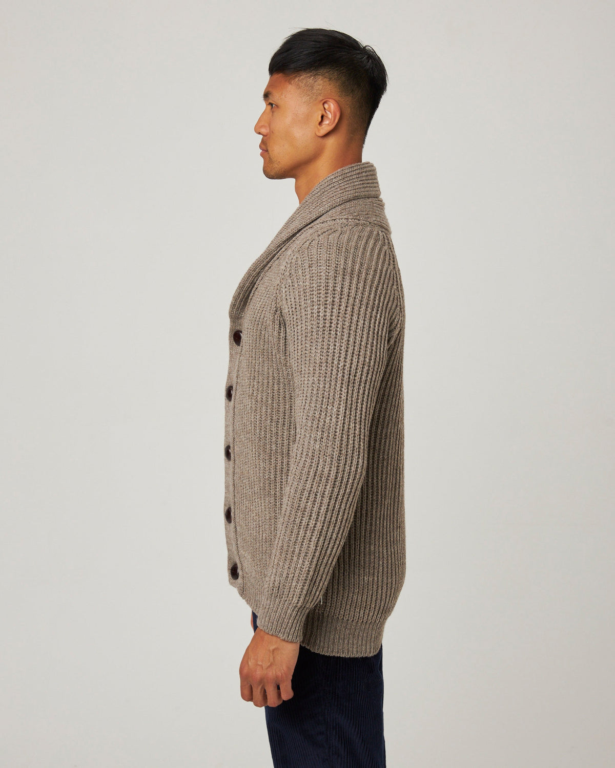 Peregrine - Wilkinson Cardigan in Oak Merino