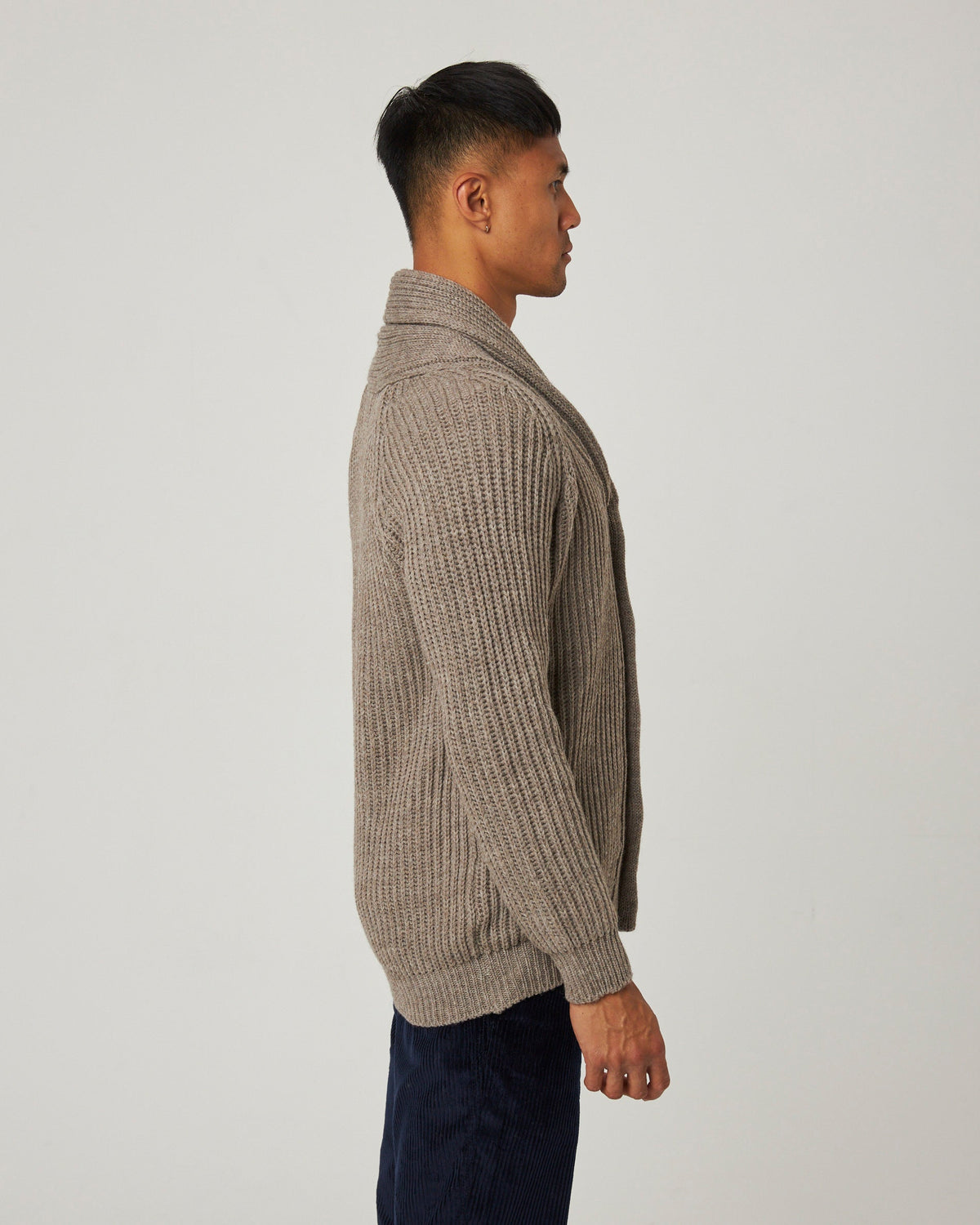 Peregrine - Wilkinson Cardigan in Oak Merino