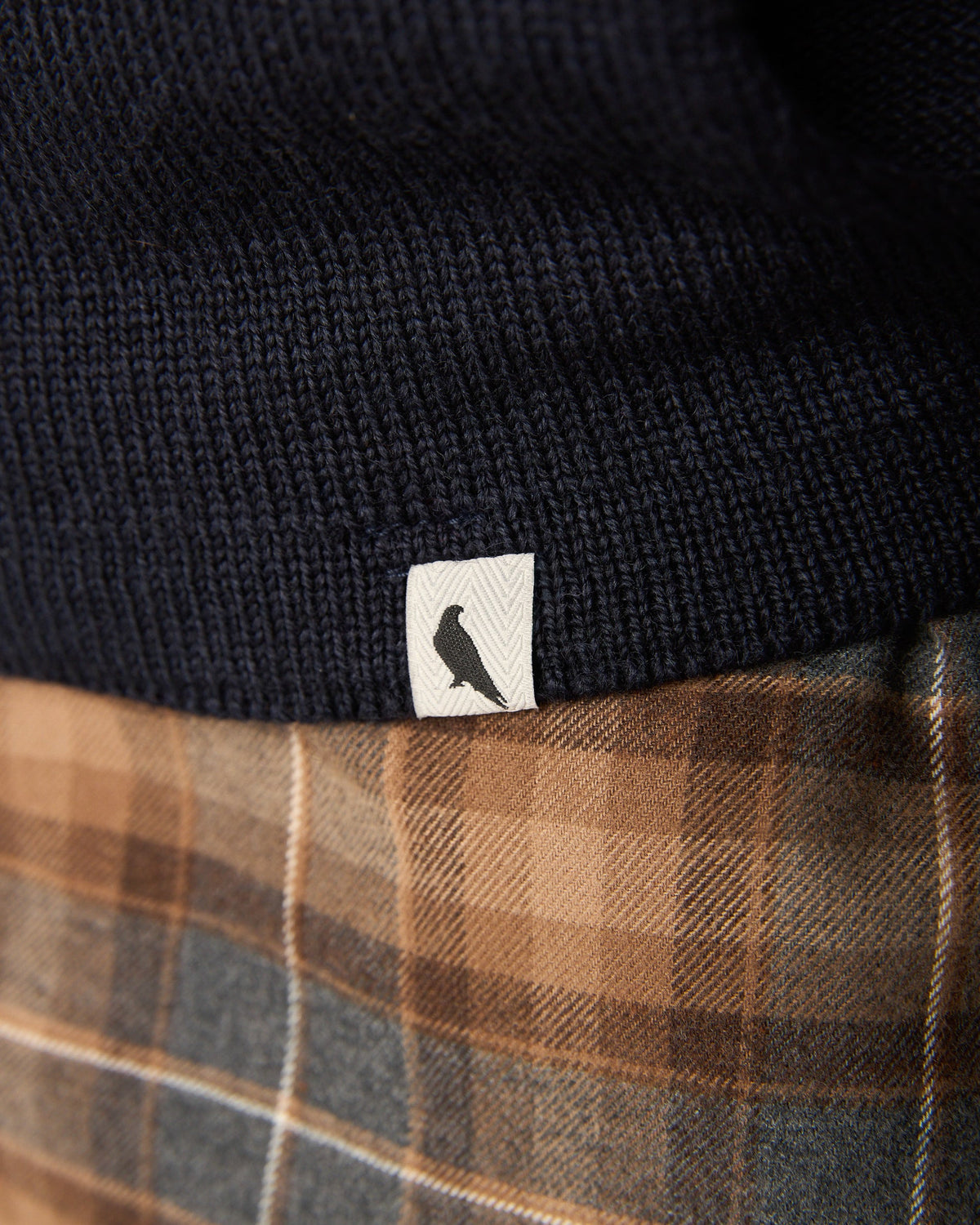 Peregrine - Marina Gilet in Navy Merino