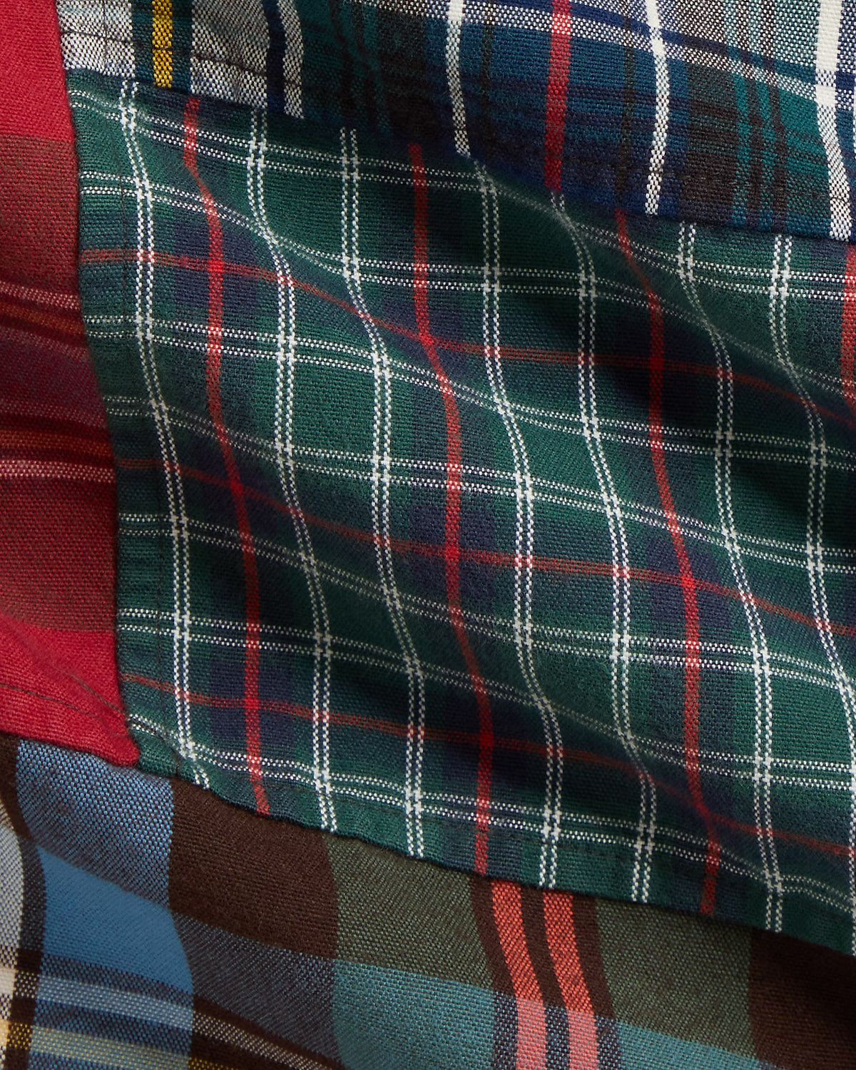 Polo Ralph Lauren - Classic Fit Patchwork Plaid Oxford Shirt in Pieced Ancient Tartan