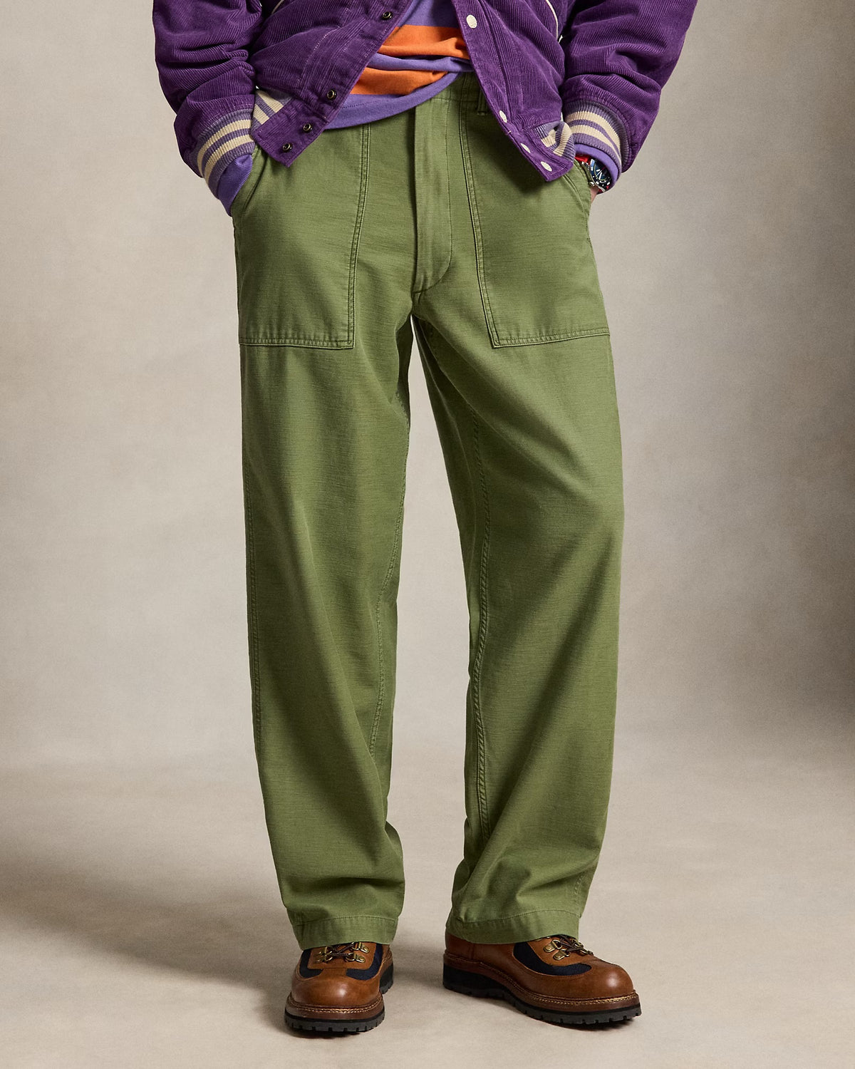Polo Ralph Lauren - Relaxed Fit Reverse-Sateen Utility Pant in Garden Trail