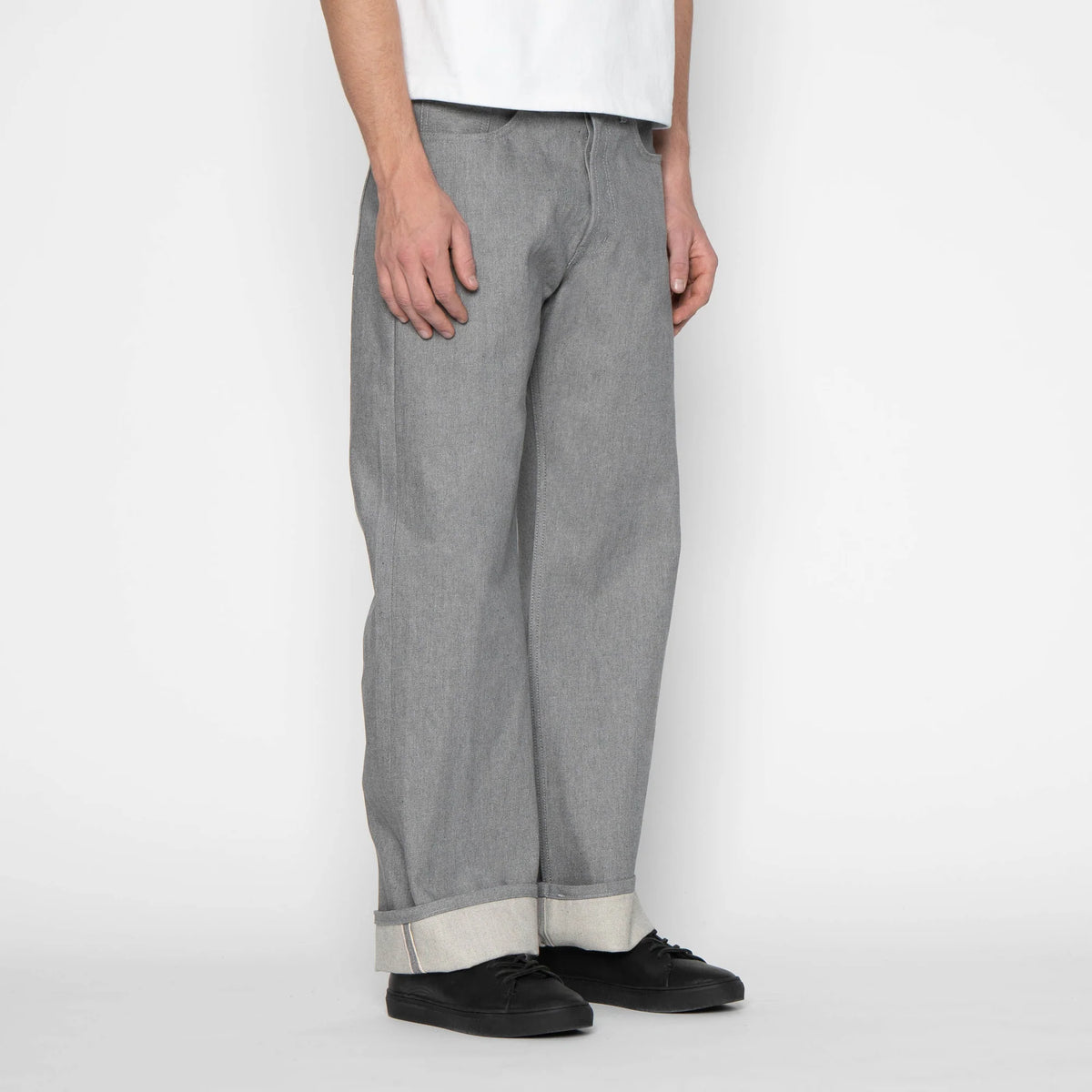 Naked & Famous Denim - Strong Guy in Heather Grey Selvedge